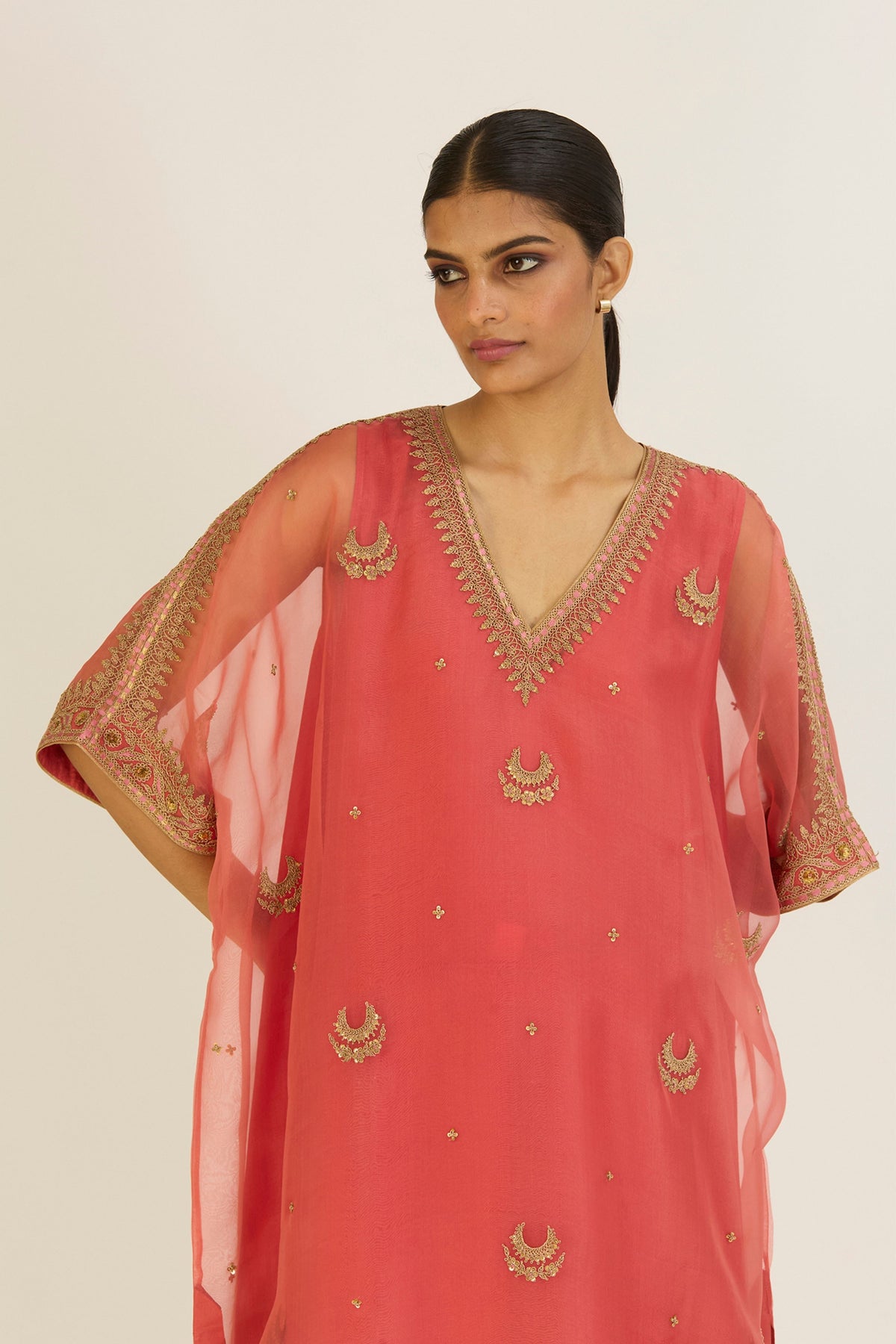 Sailo Peach Kaftan