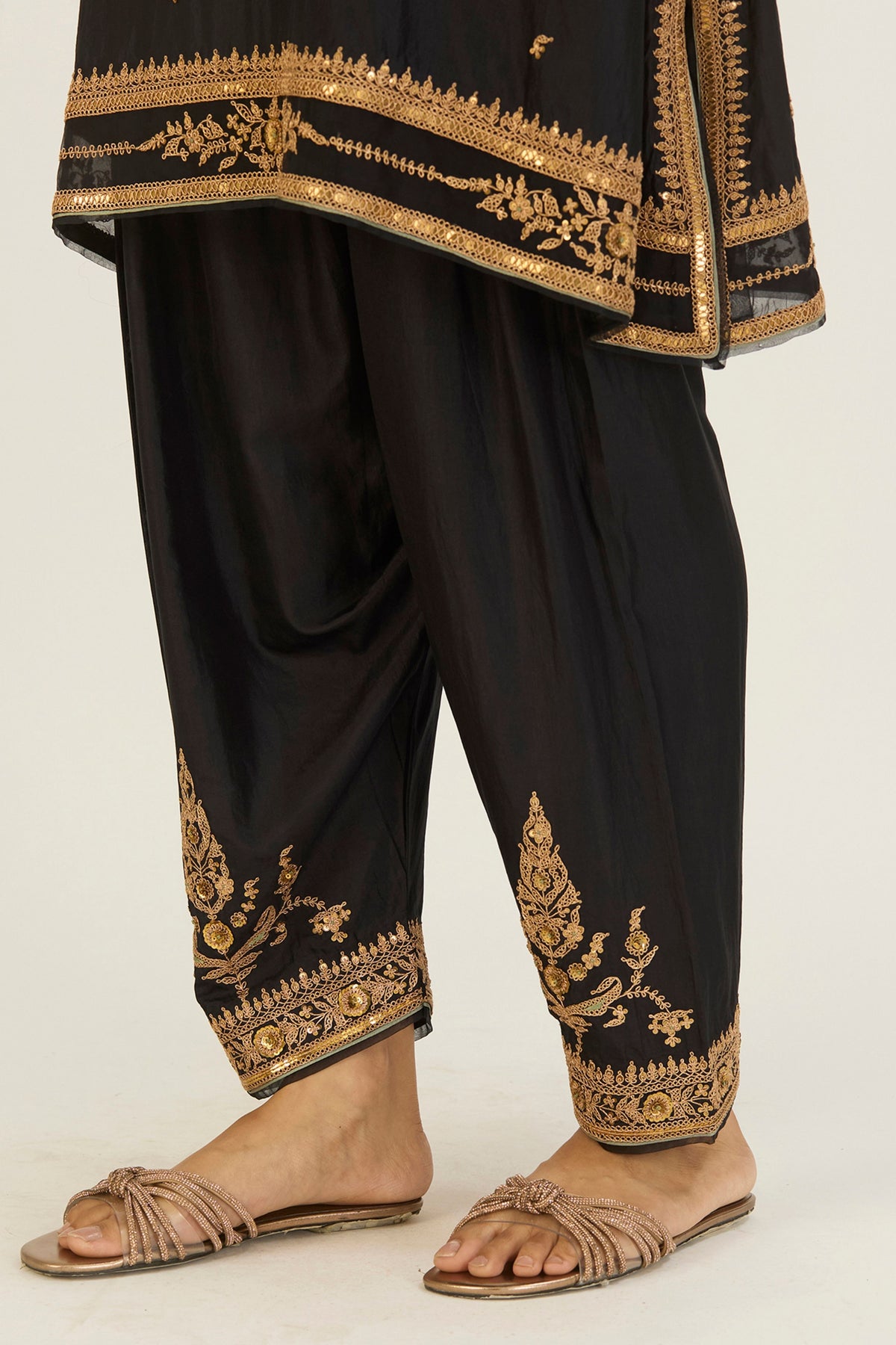 Sehmat Black Kurta &amp; Pants