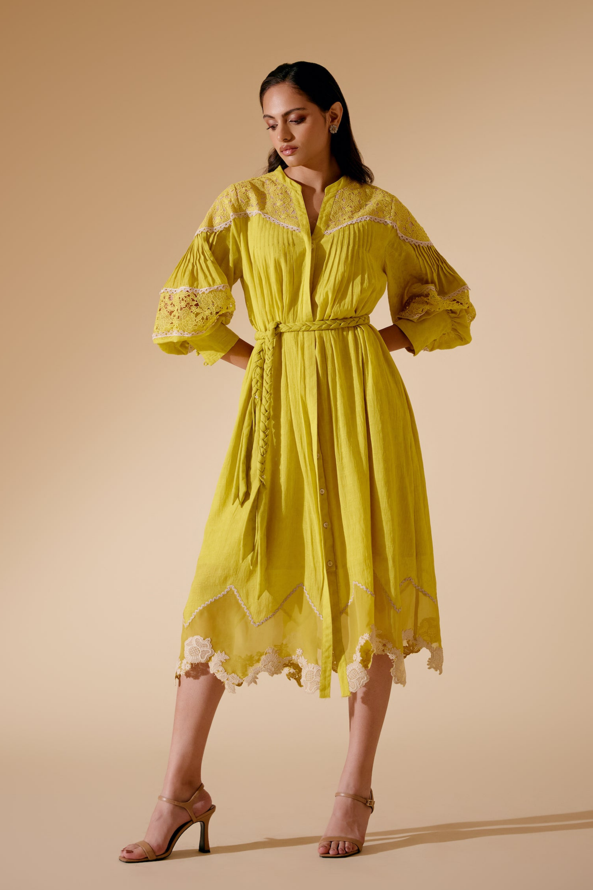 Lana Mustard Dress