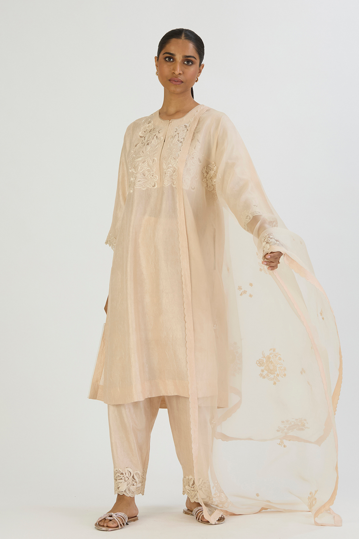 Ivory Ayana Kurta and Pant