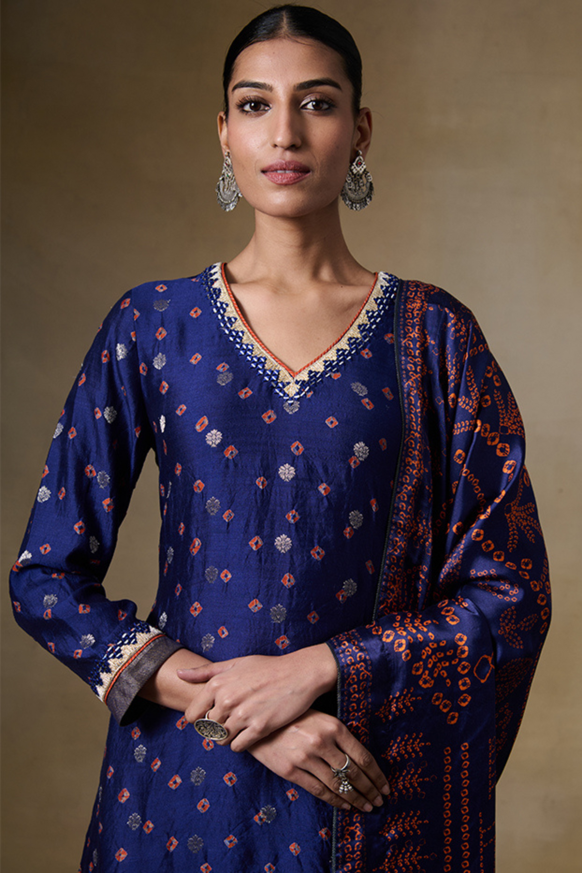 Baori Kurta Set in Blue