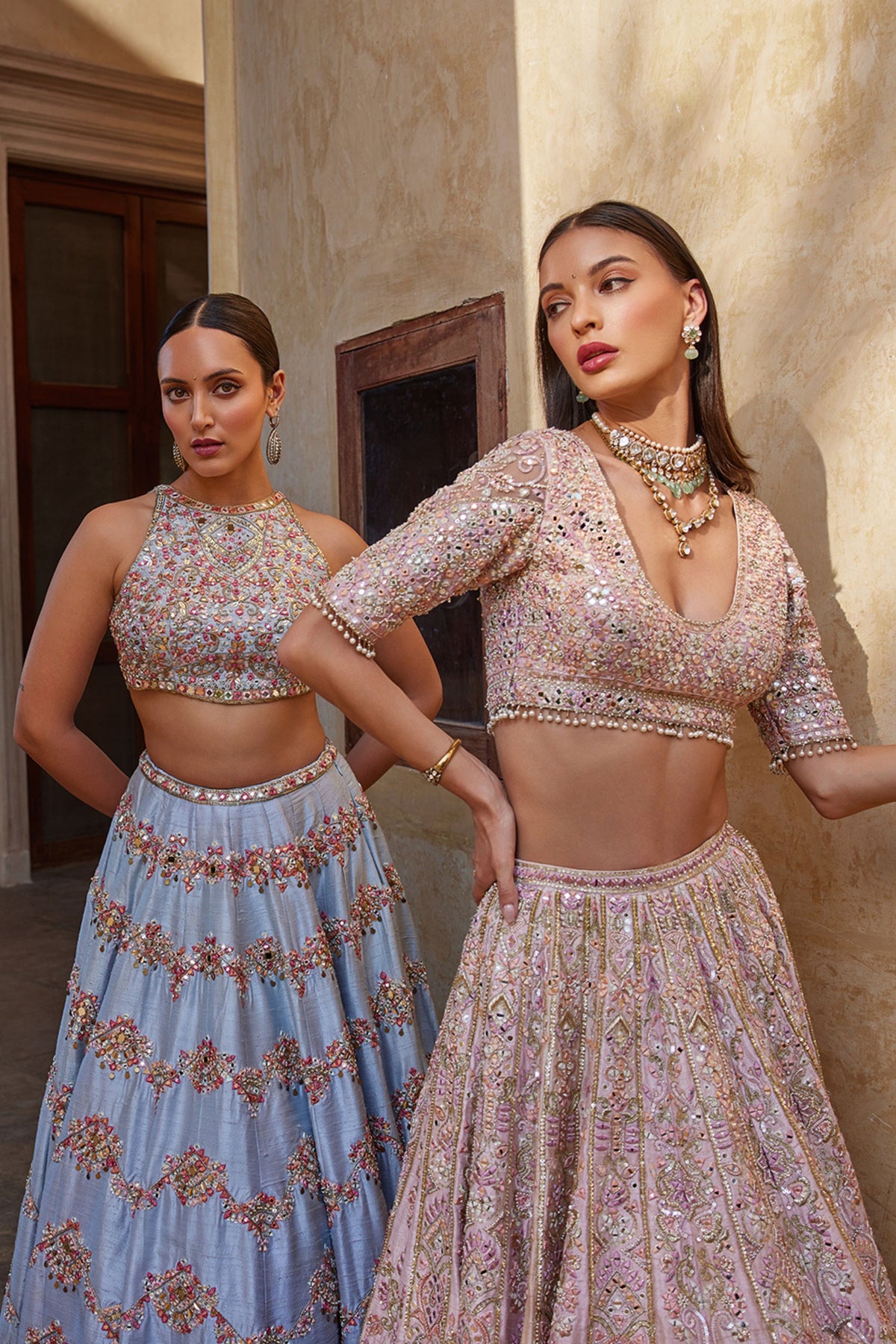 Rosepink Mirror Lehenga