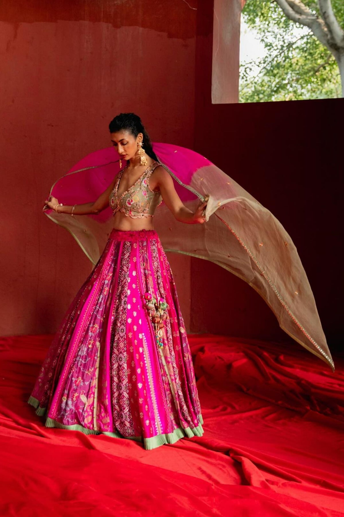 Pink Lehenga Set