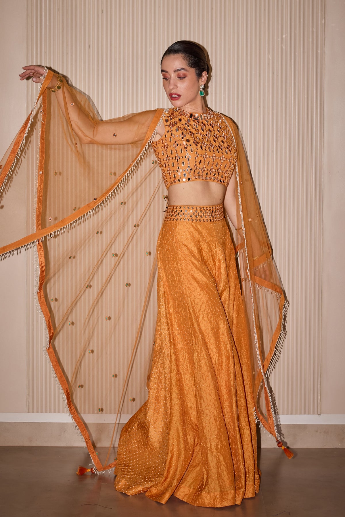 Raidana Bandhani Lehenga Set