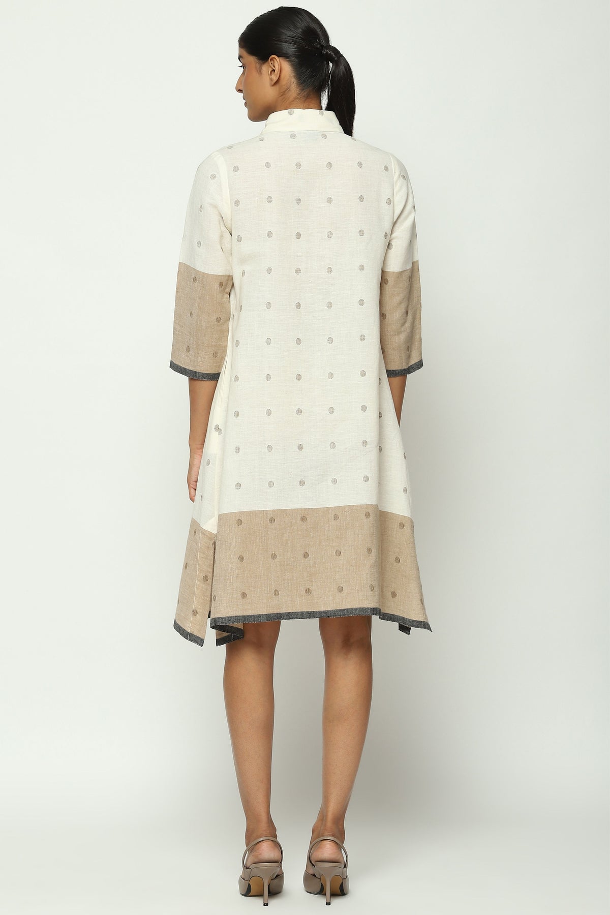 Border Jamdani Dots Shirt