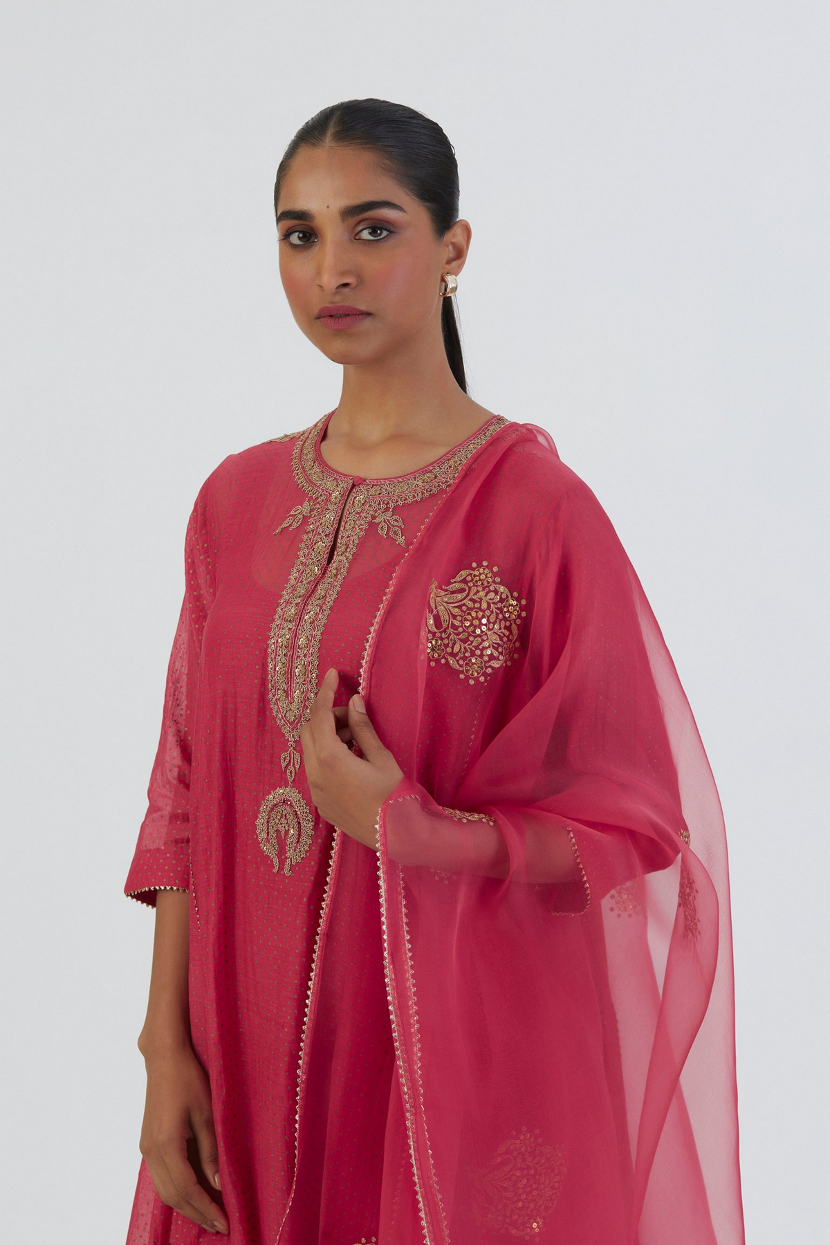 Jaya Coral Kurta and Pant