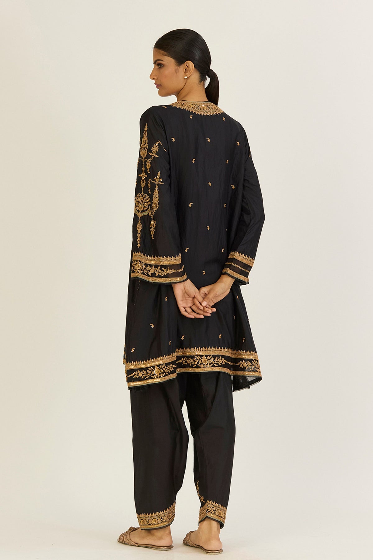 Sehmat Black Kurta &amp; Pants