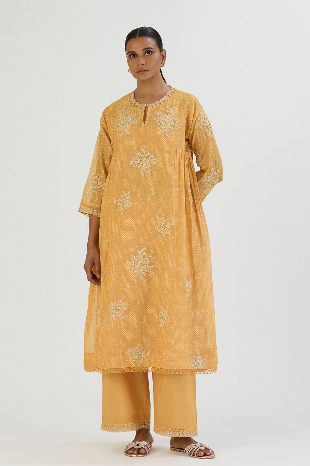 Yellow Yukti Kurta and Pant