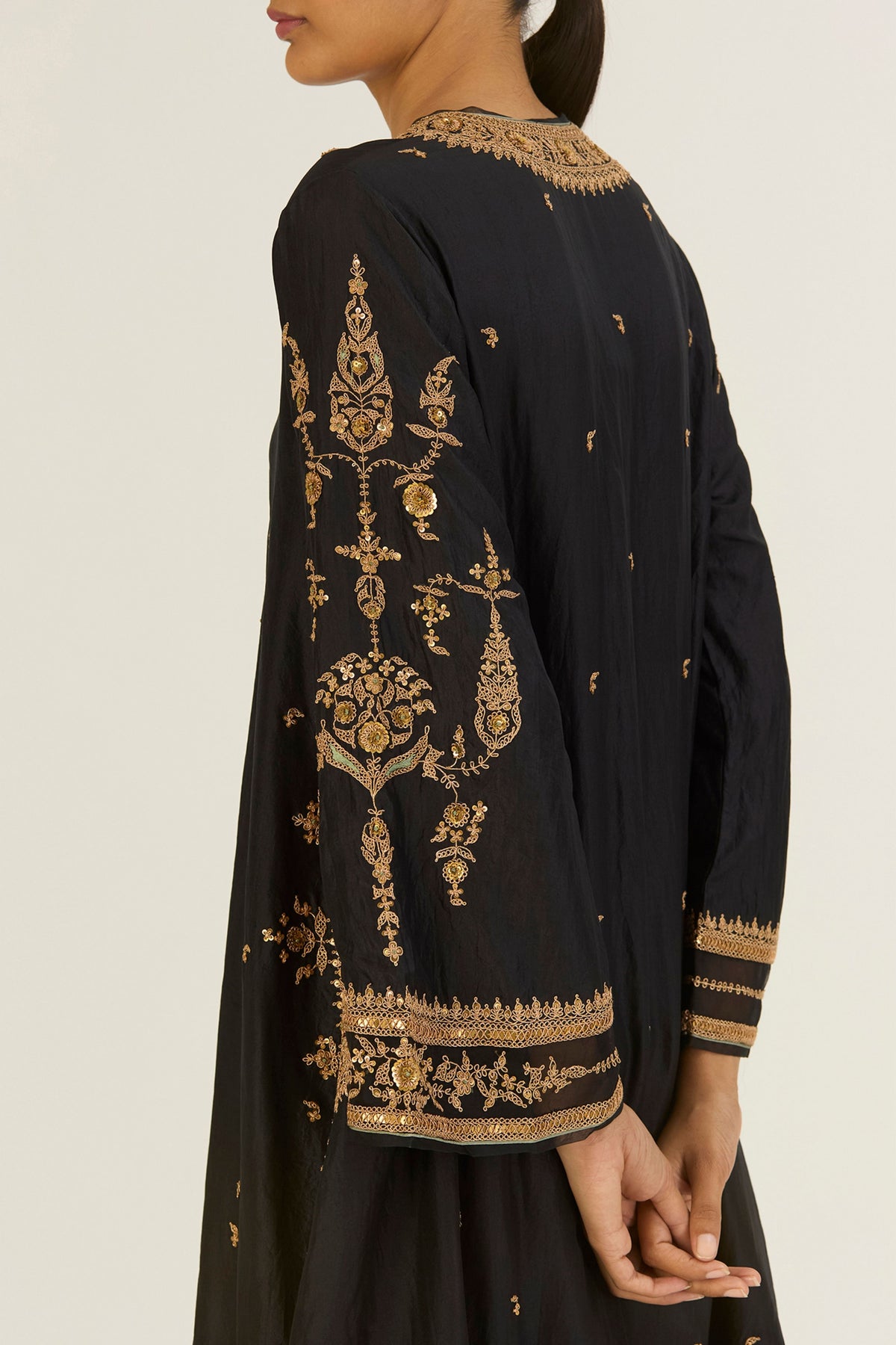 Sehmat Black Kurta &amp; Pants