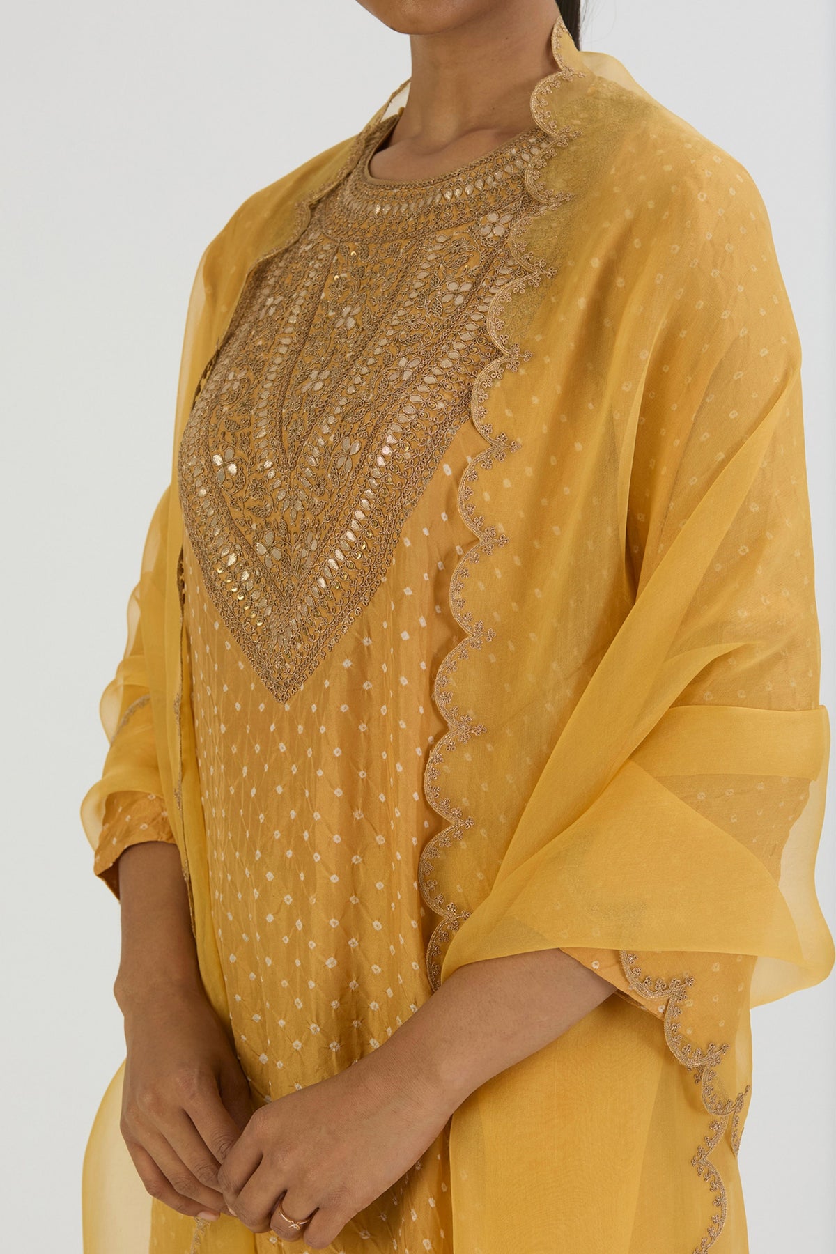 Yellow Zahra Dupatta