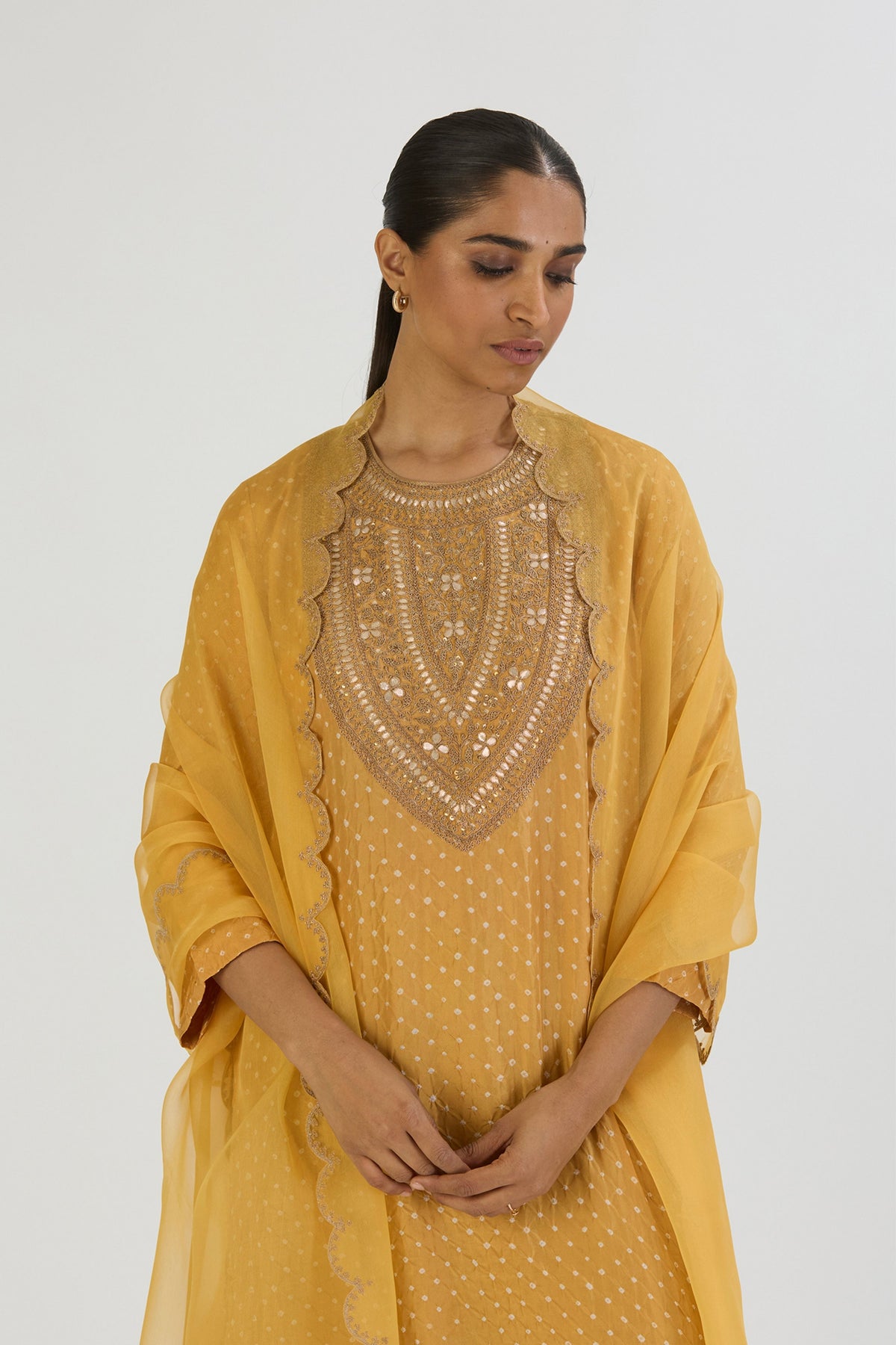 Yellow Zahra Dupatta