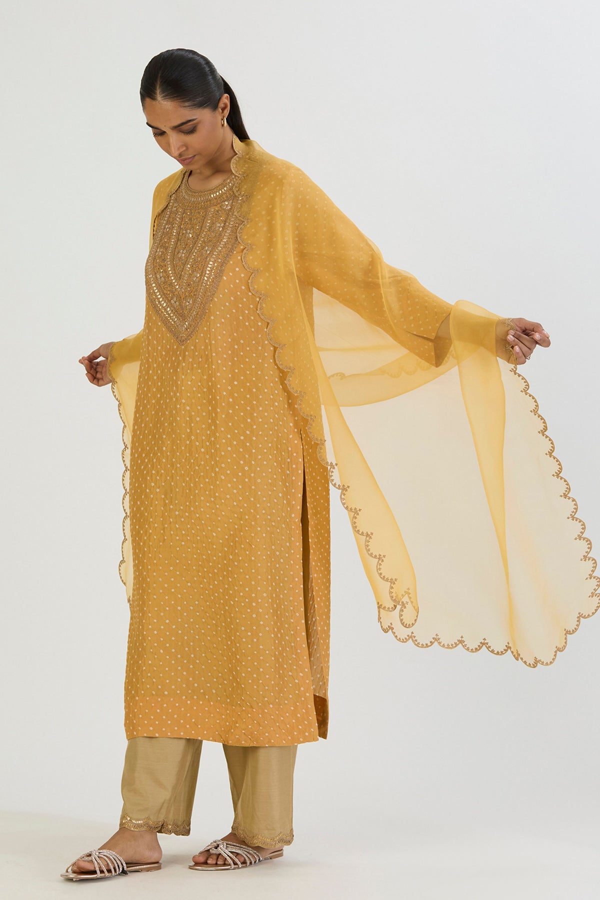 Yellow Zahra Dupatta