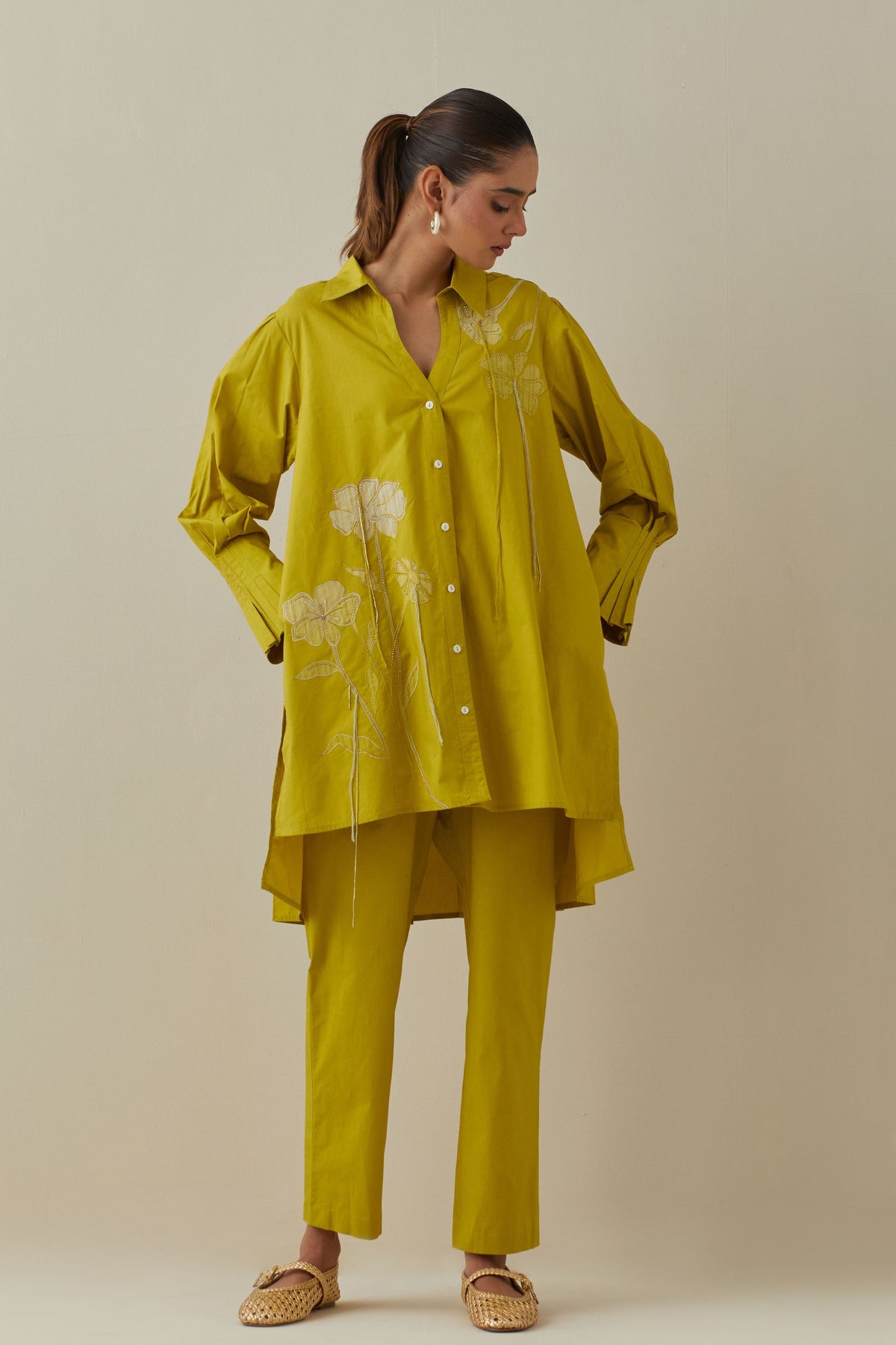 Nada Mustard Co-ord Set