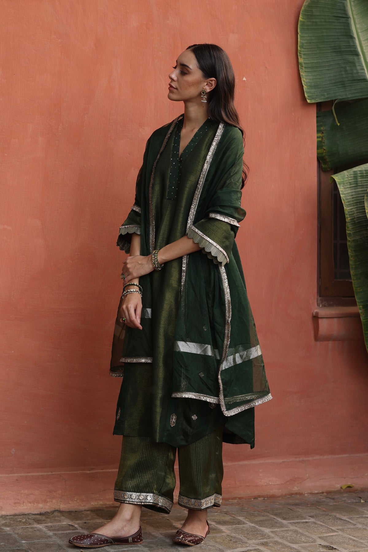 Green Tara Kurta Set