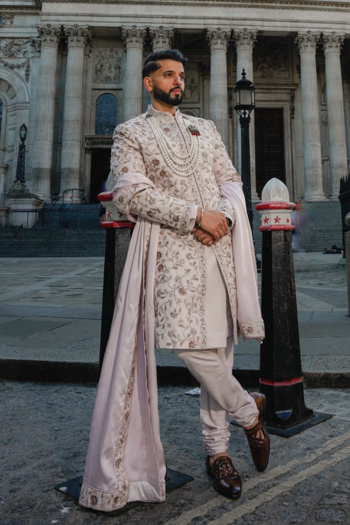 Lilac Blush Sherwani Set