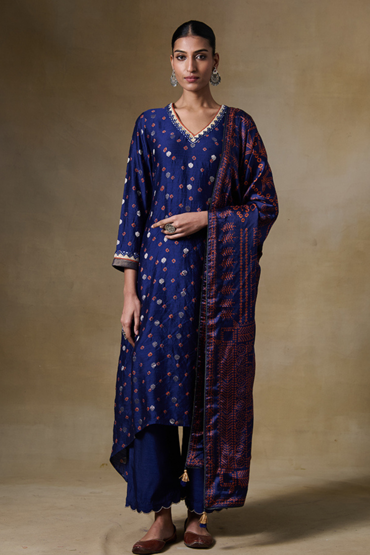 Baori Kurta Set in Blue