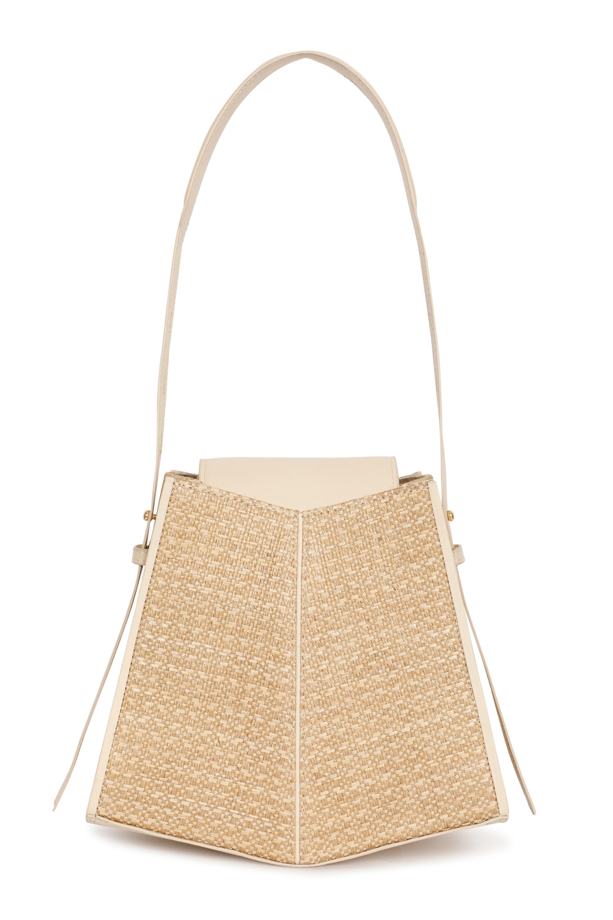 Fern Bucket Raffia Ivory Bag