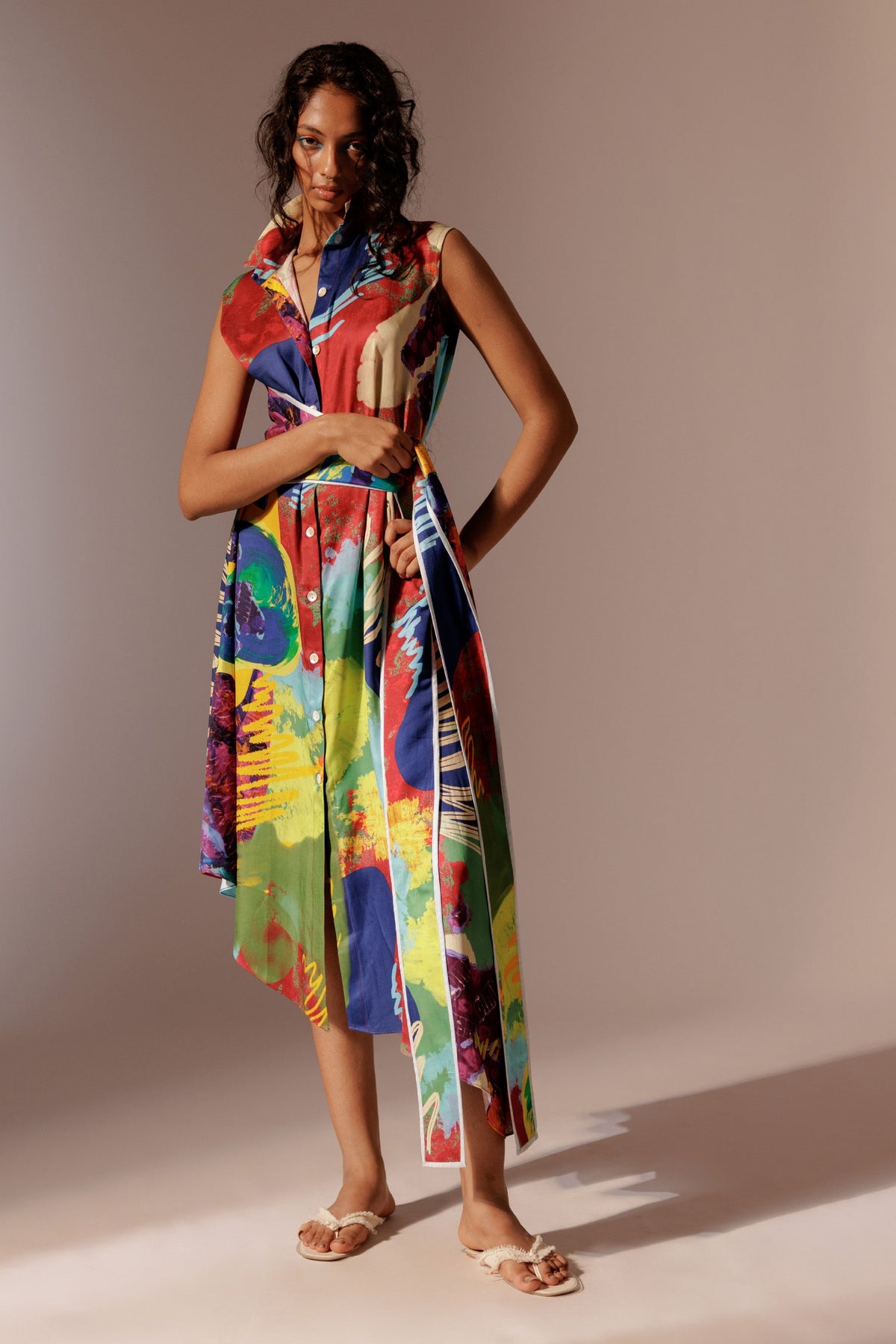 Calypso Tie up Dress