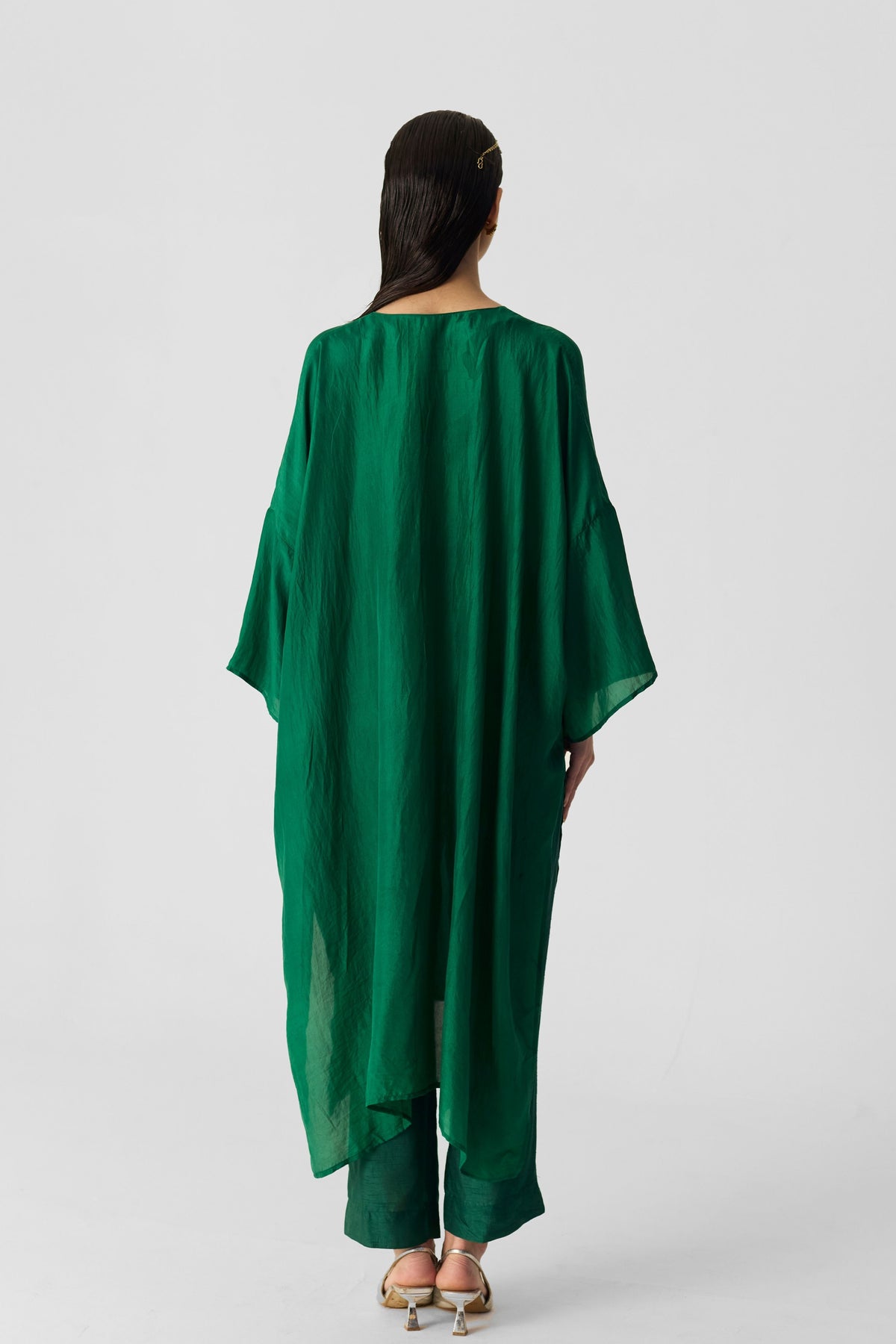 Royal Green Kaftan Set