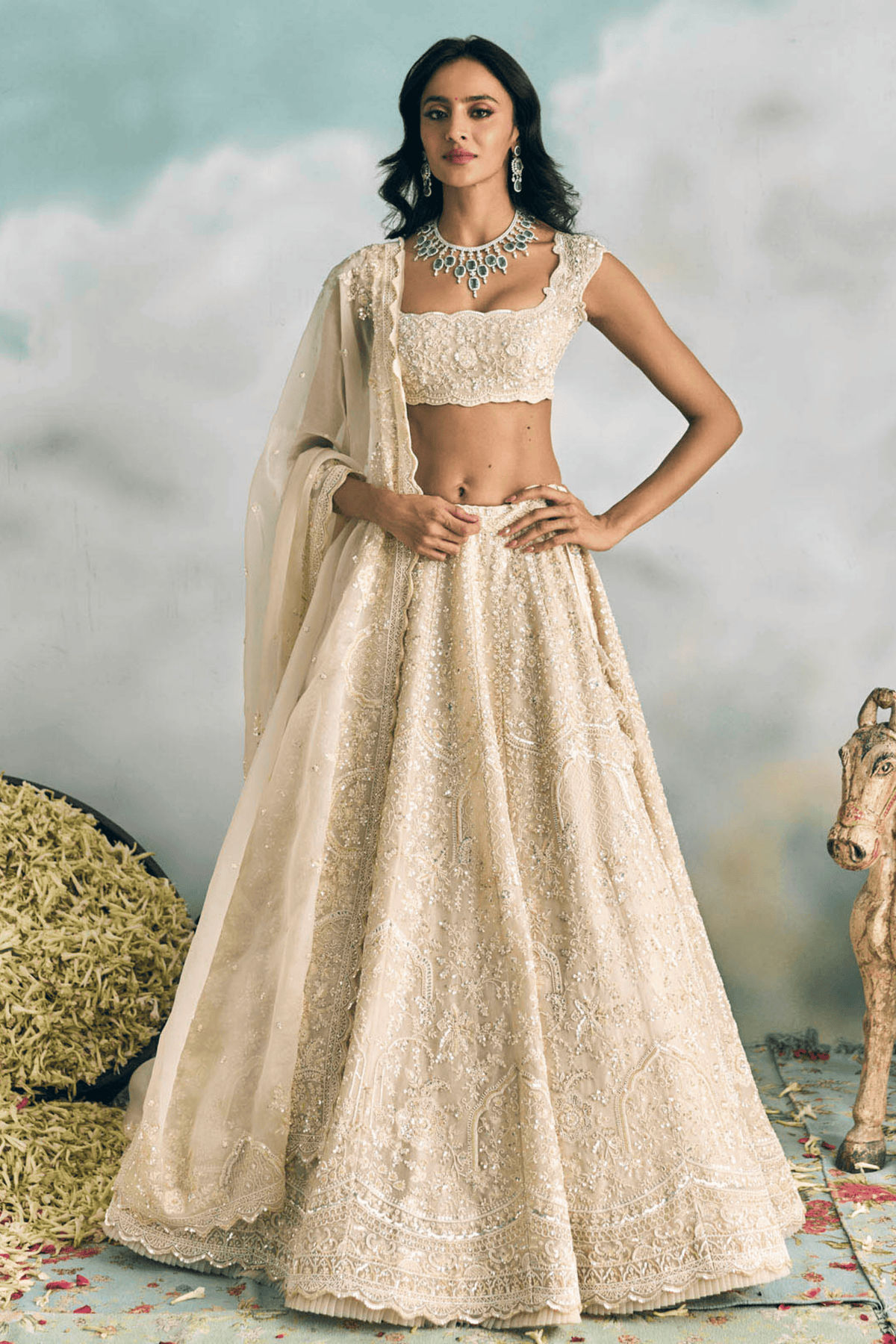 Ivory Naina Lehenga Set