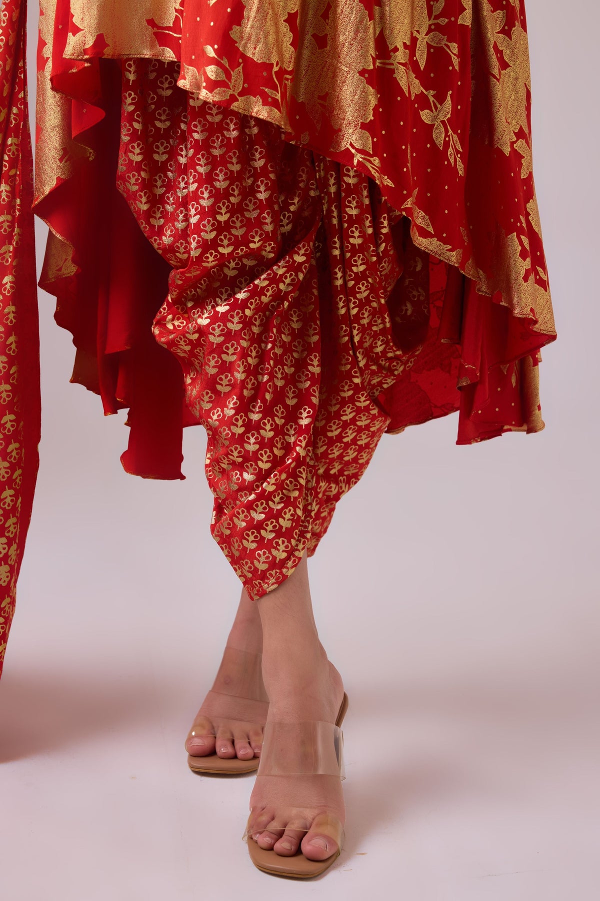 Sindori Red  Kurta Set