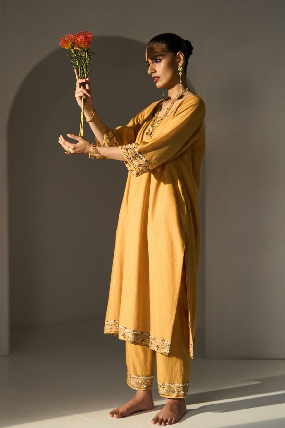 Yellow Pavit Kurta