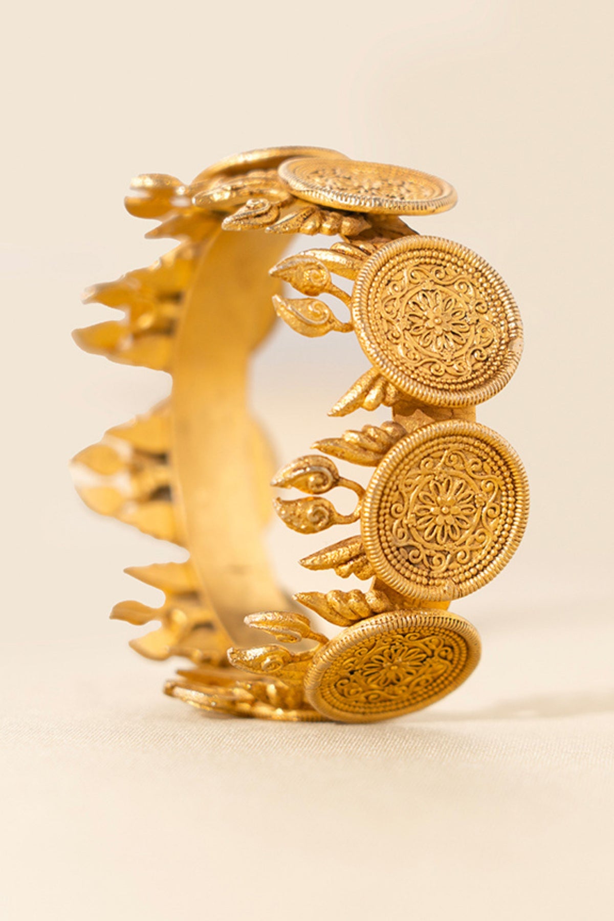 Blooming Coin  Bangle