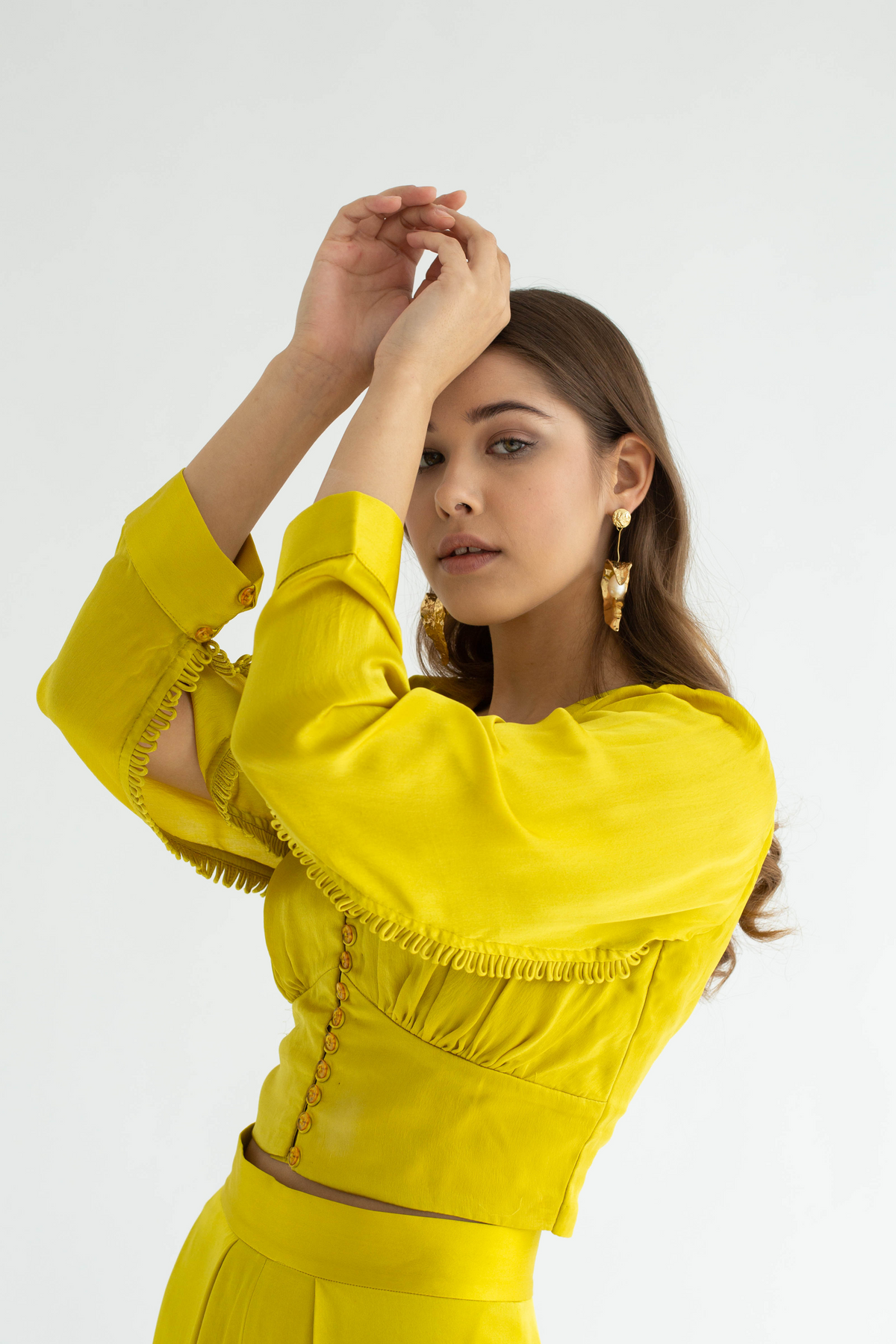 Rosa Yellow Gold Blouse