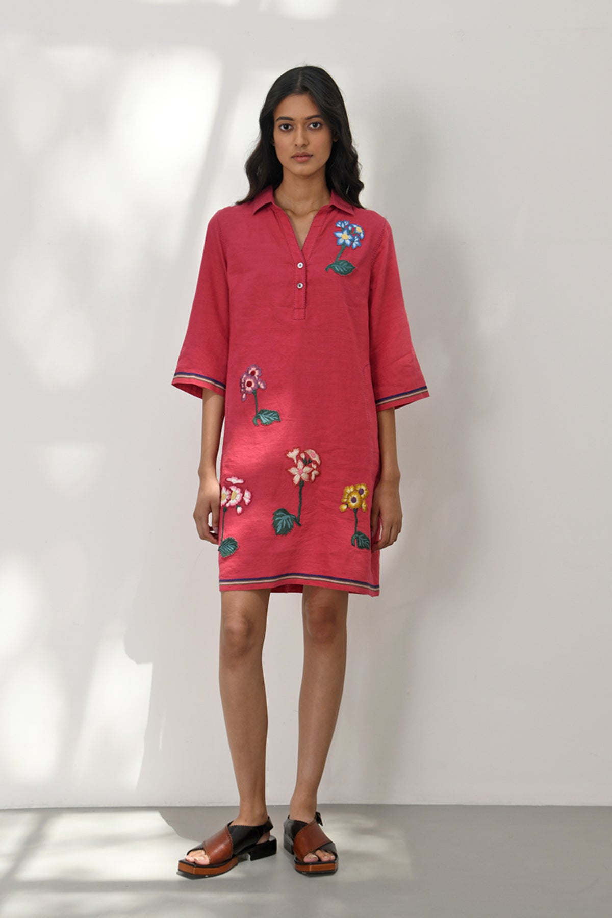 Porto Embroidered Dress