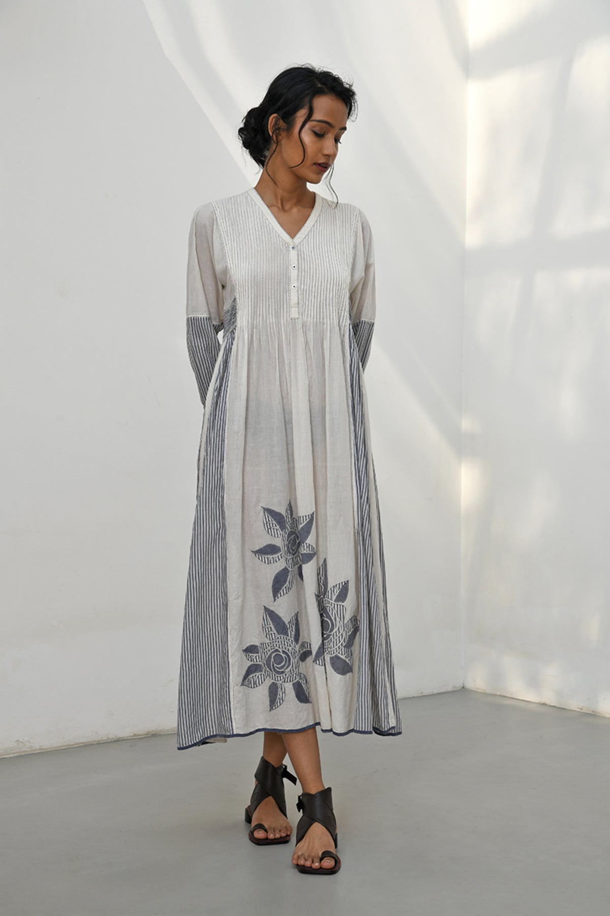 Lesvos Applique Work Tunic Dress