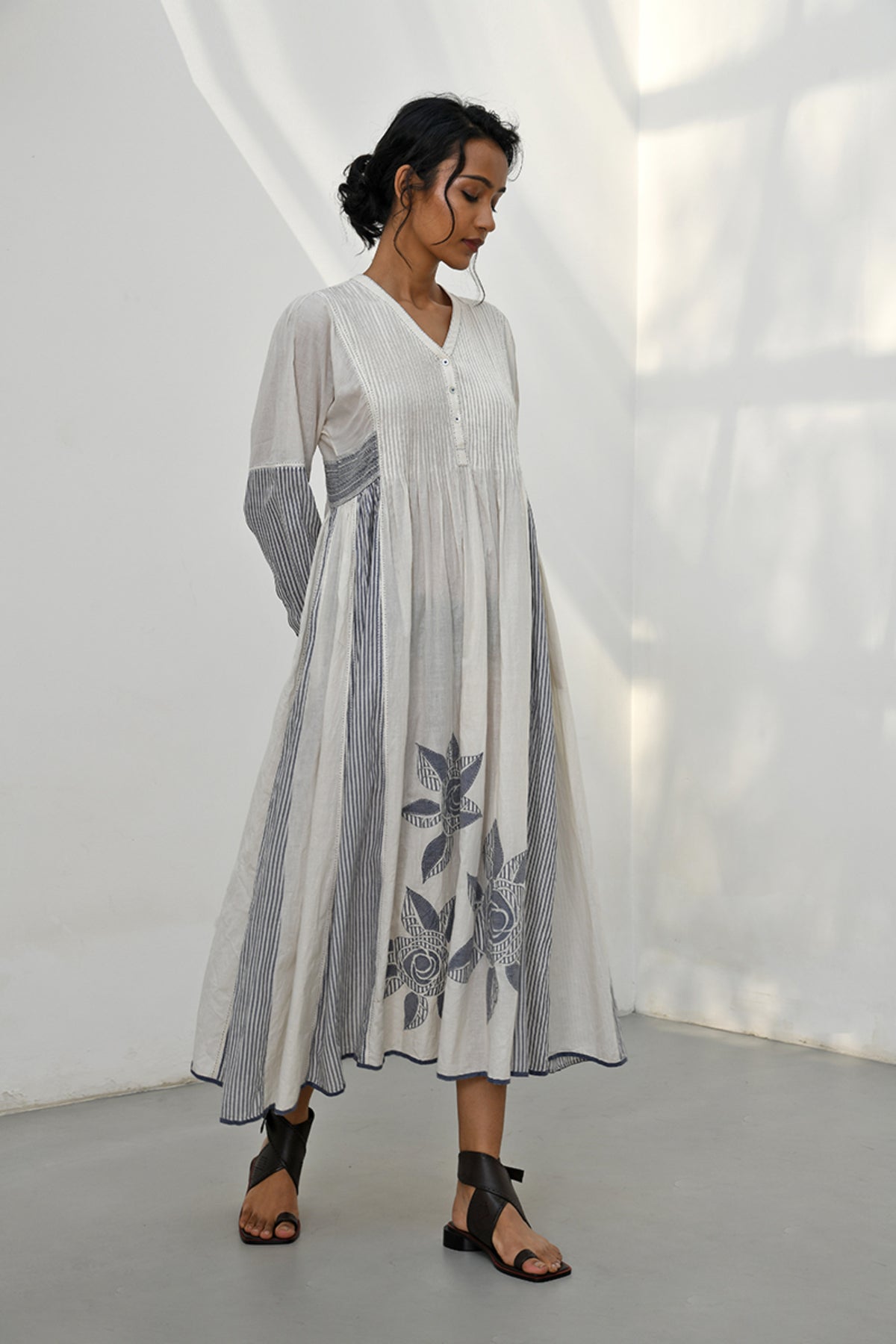 Lesvos Applique Work Tunic Dress