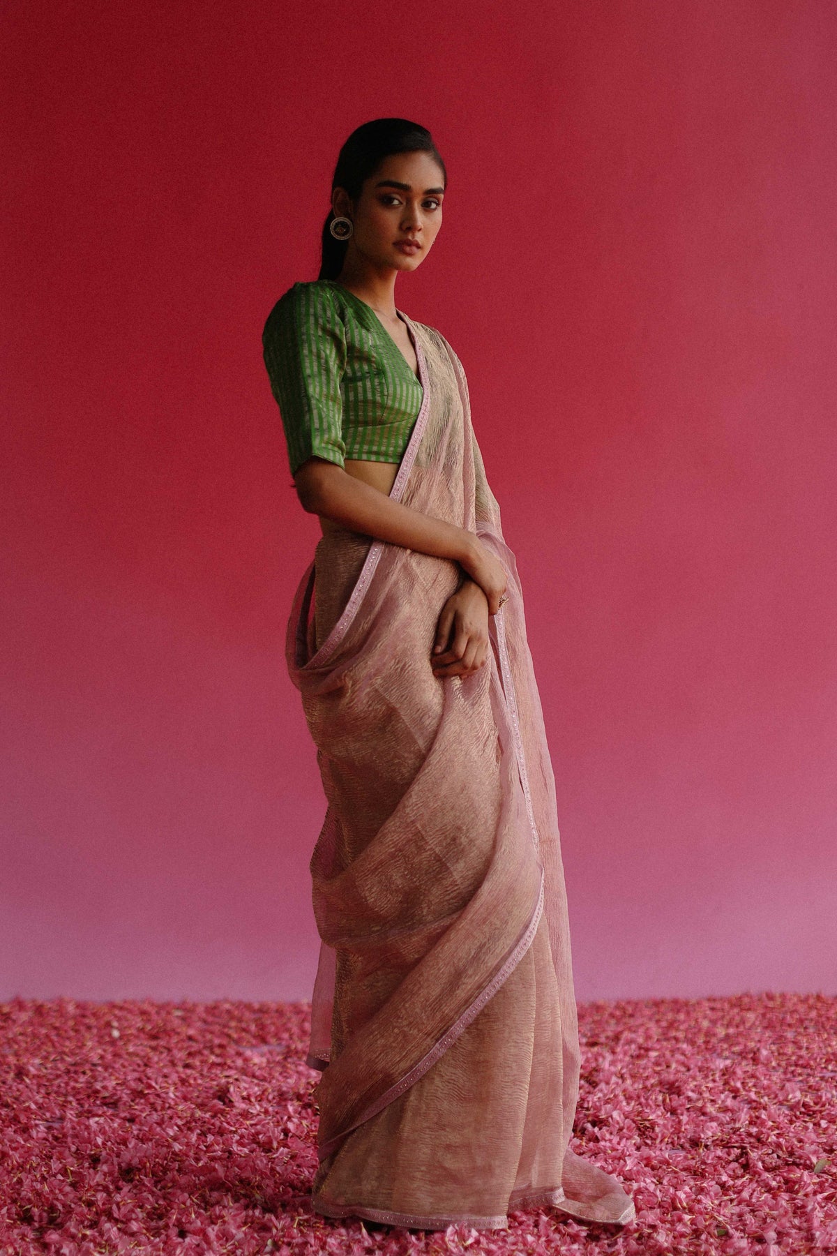 Sharad Early Autumn Pink Saree