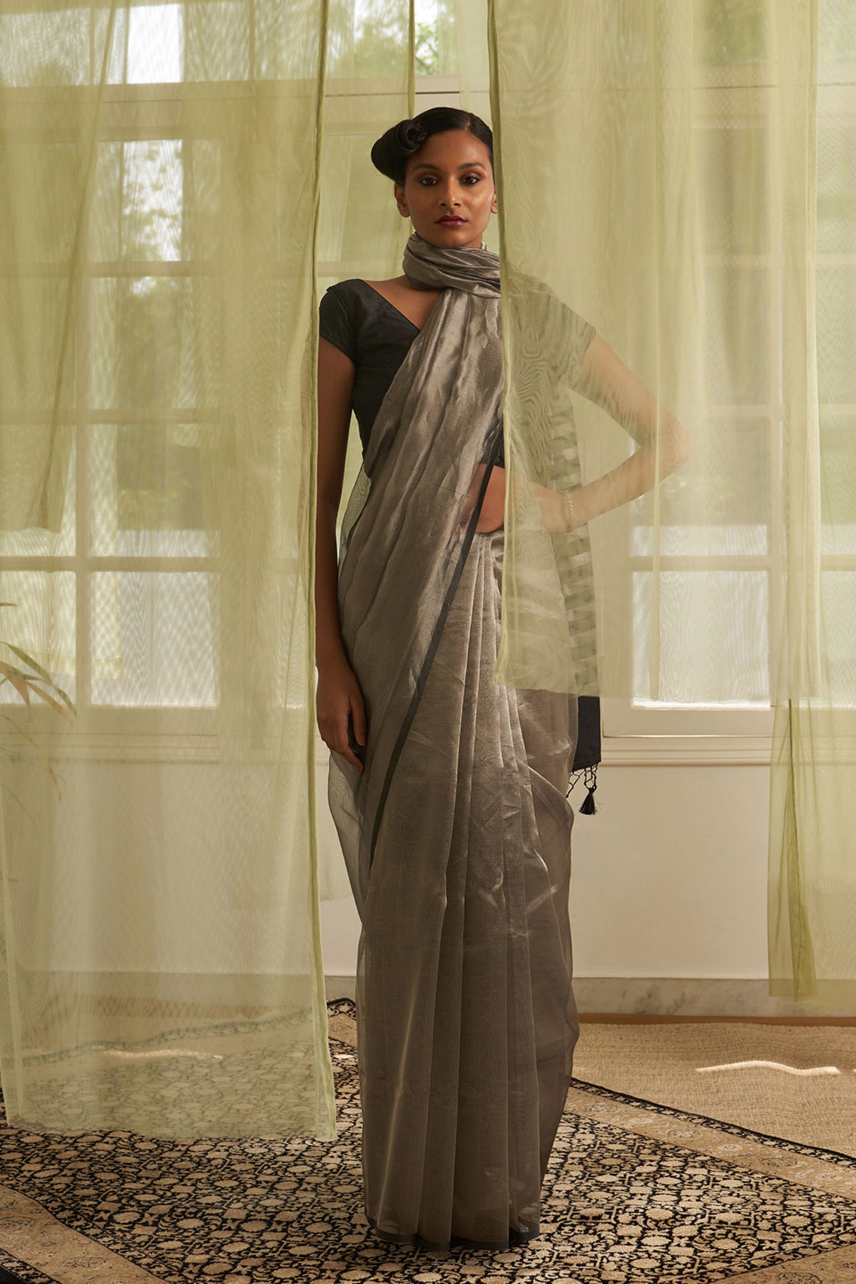 Dibya Silver Saree