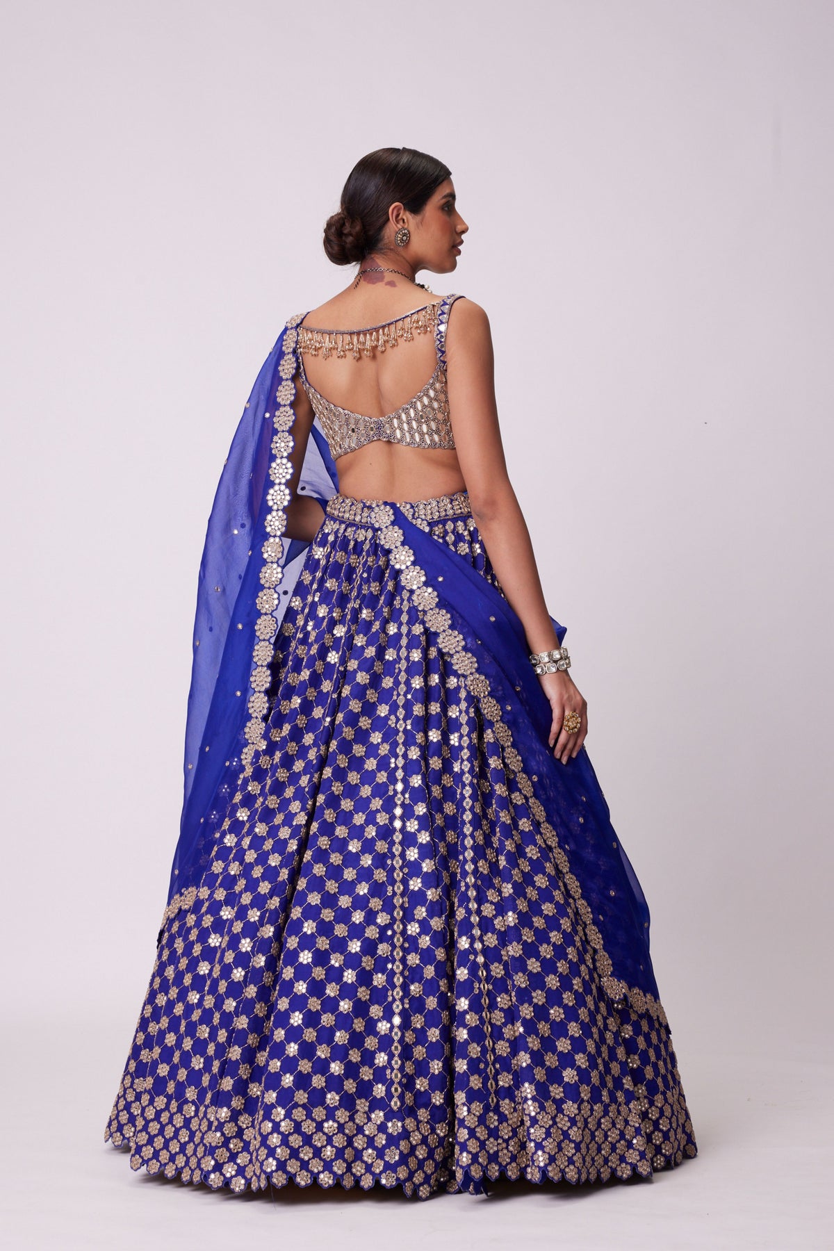 Persian Blue Lehenga Set