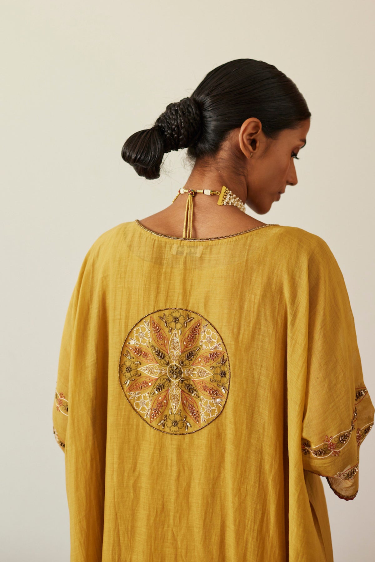 Yellow Uday Kaftan