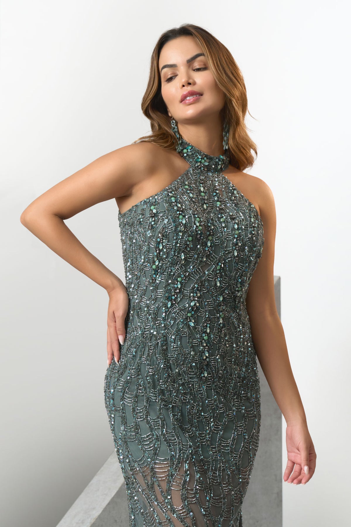 Shiraz Halter Gown