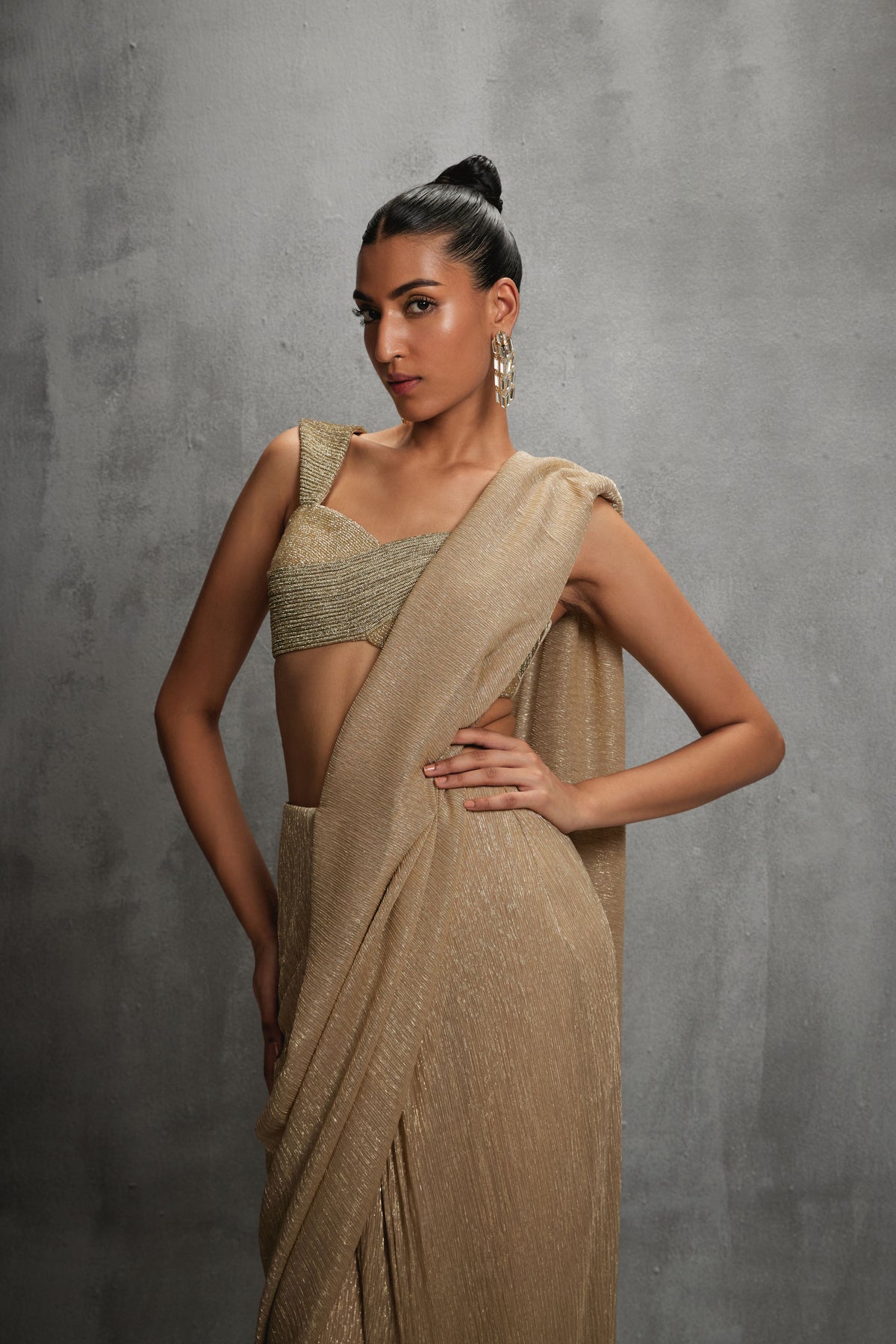 Gleam Draped Saree