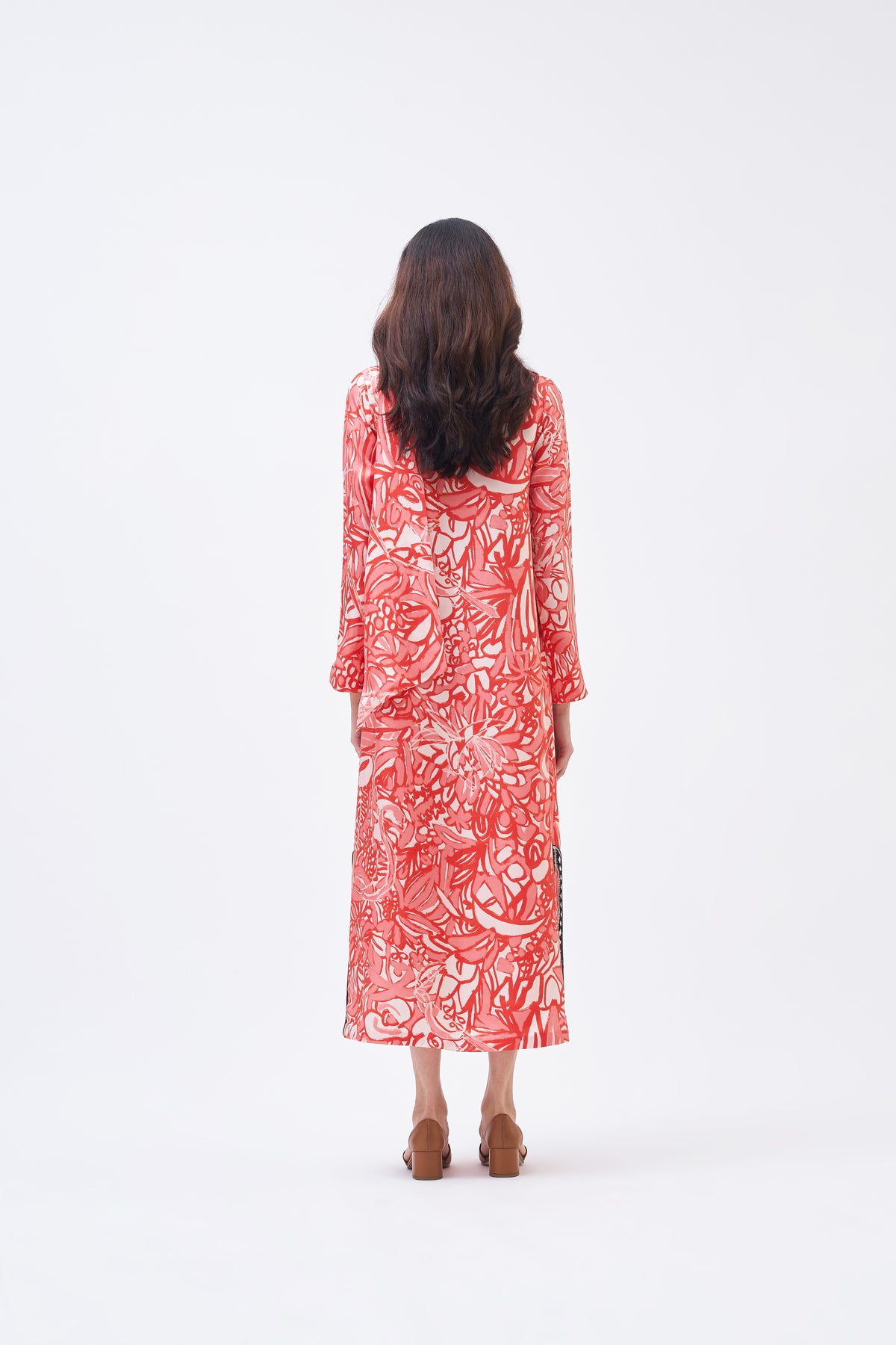 Masai Coral Pink Kaftan Dress