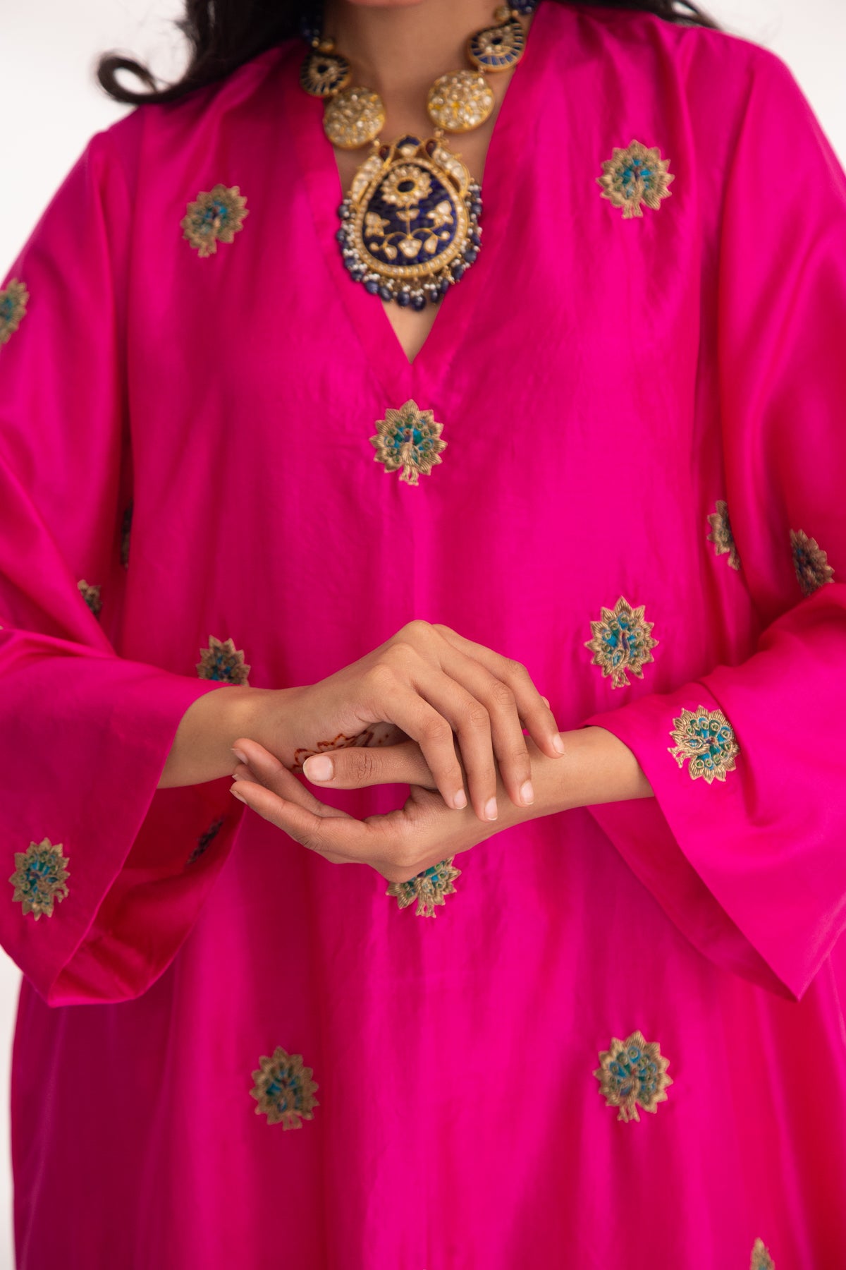 Magenta Pink Devya Kurta Set