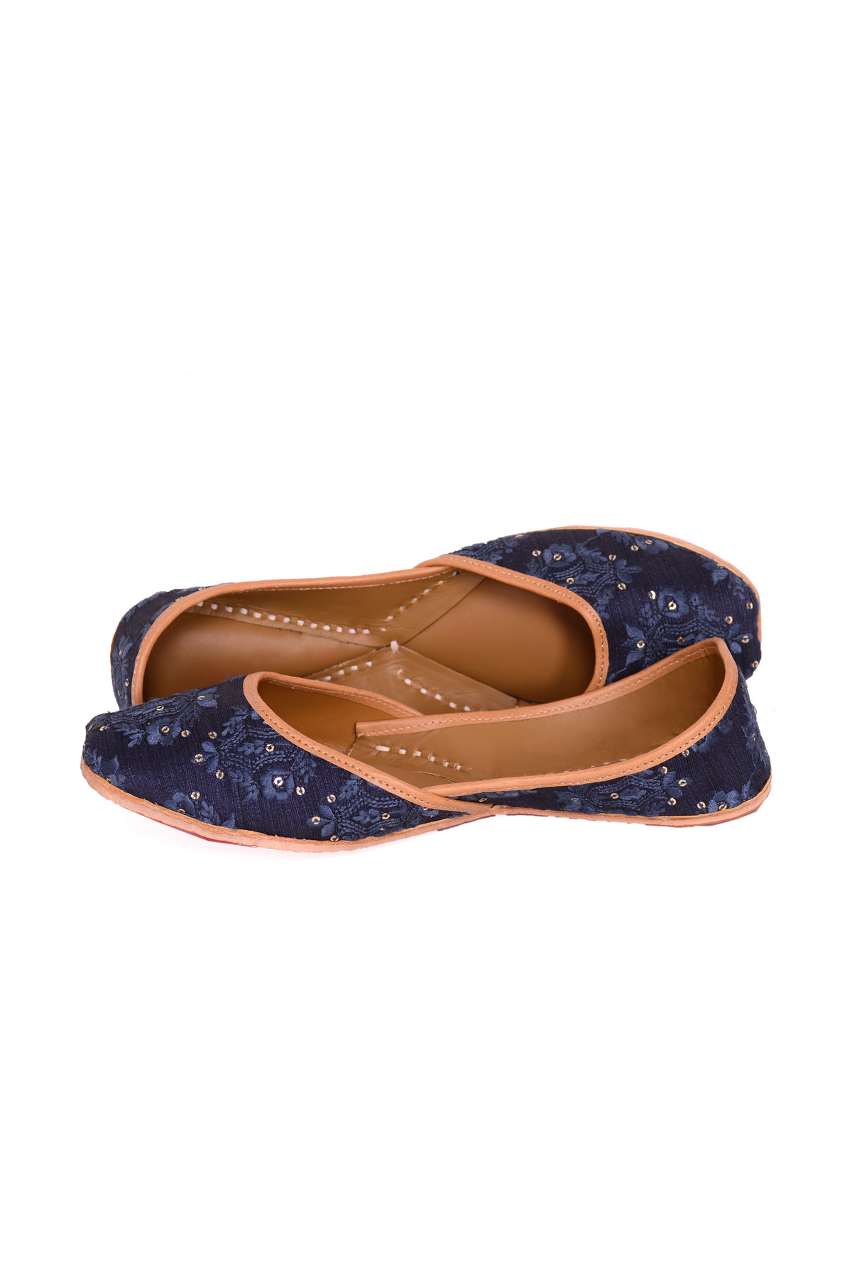 Nightfall navy blue jutti