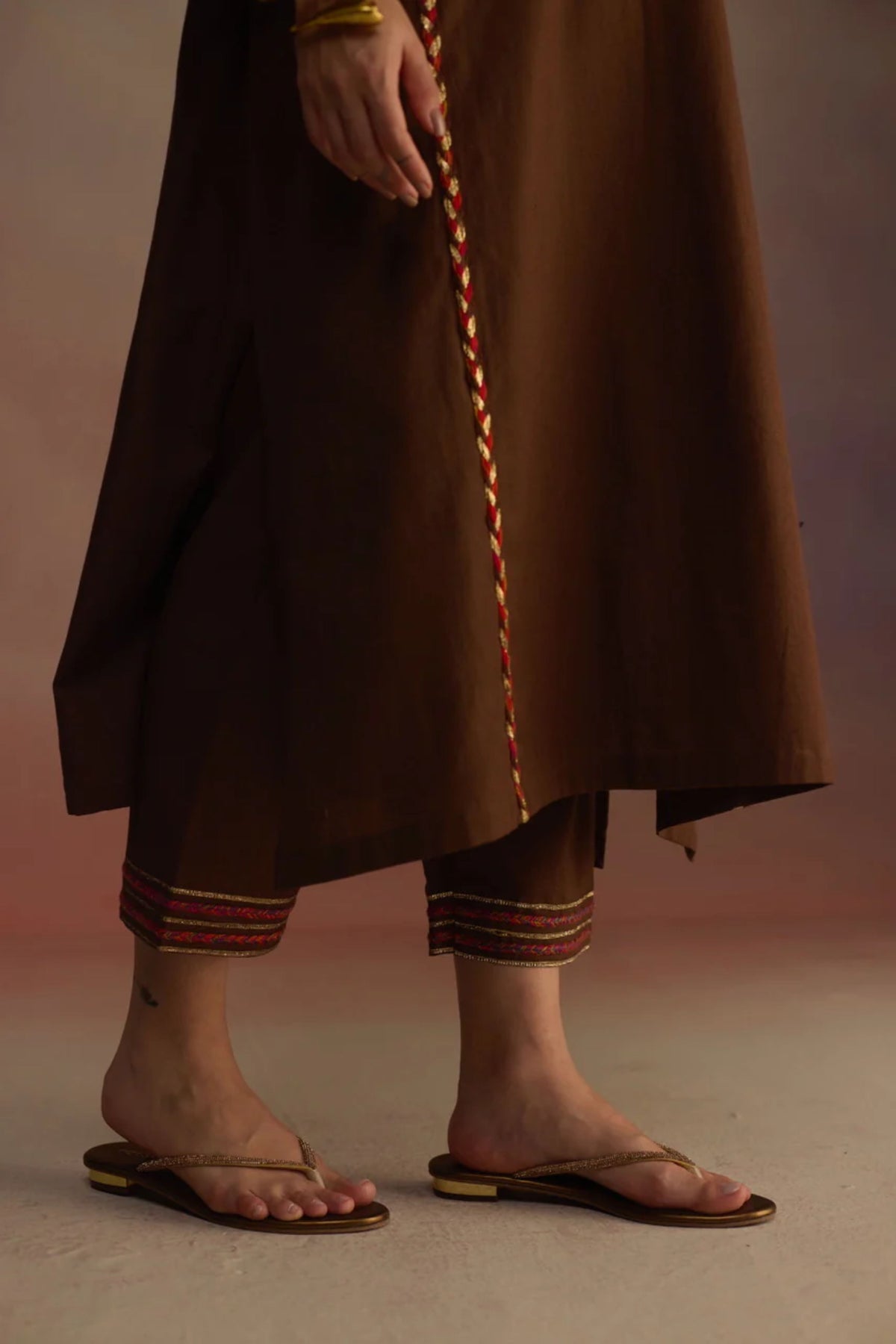 Amber Brown Kurta