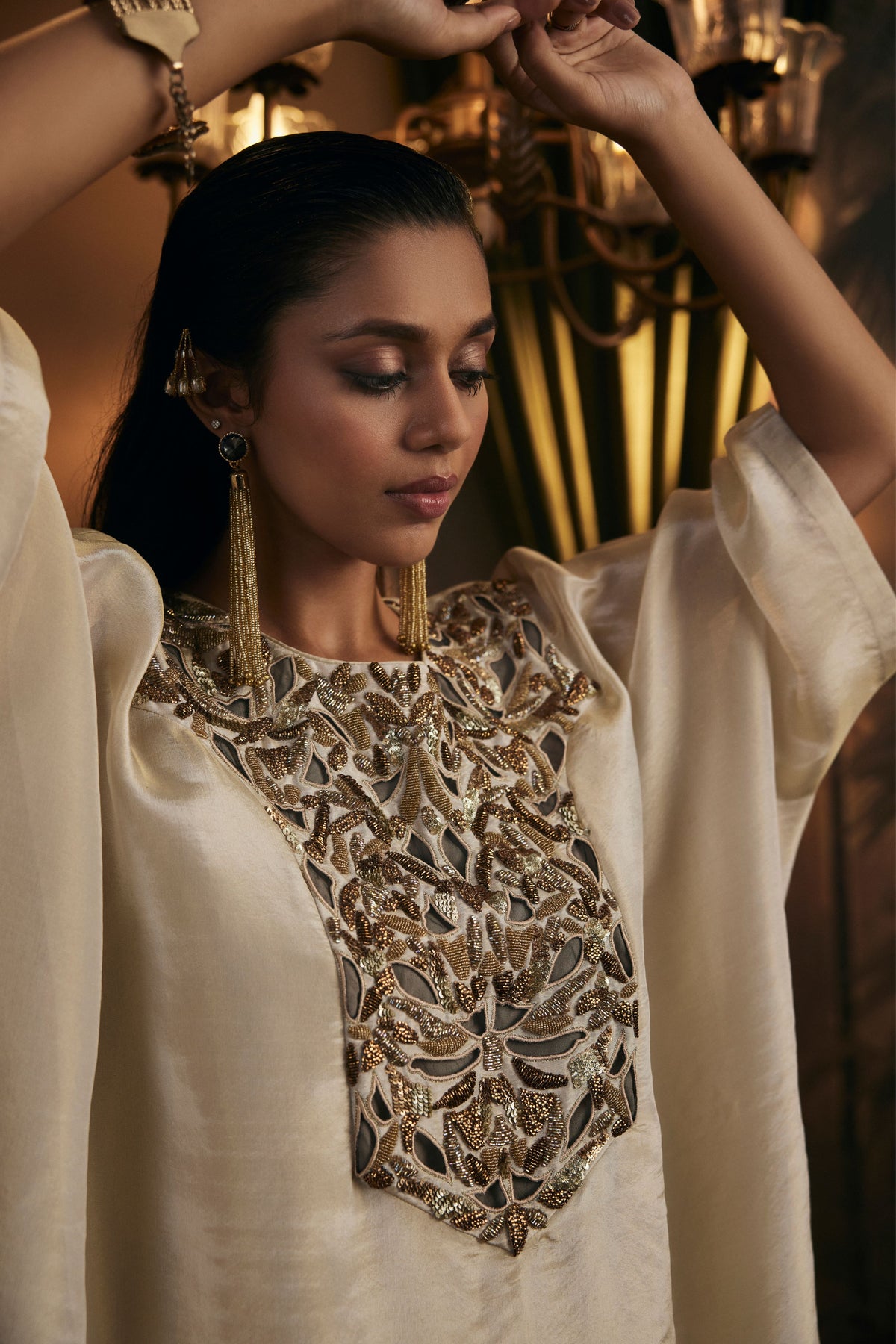 Champagne Gold Kaftan