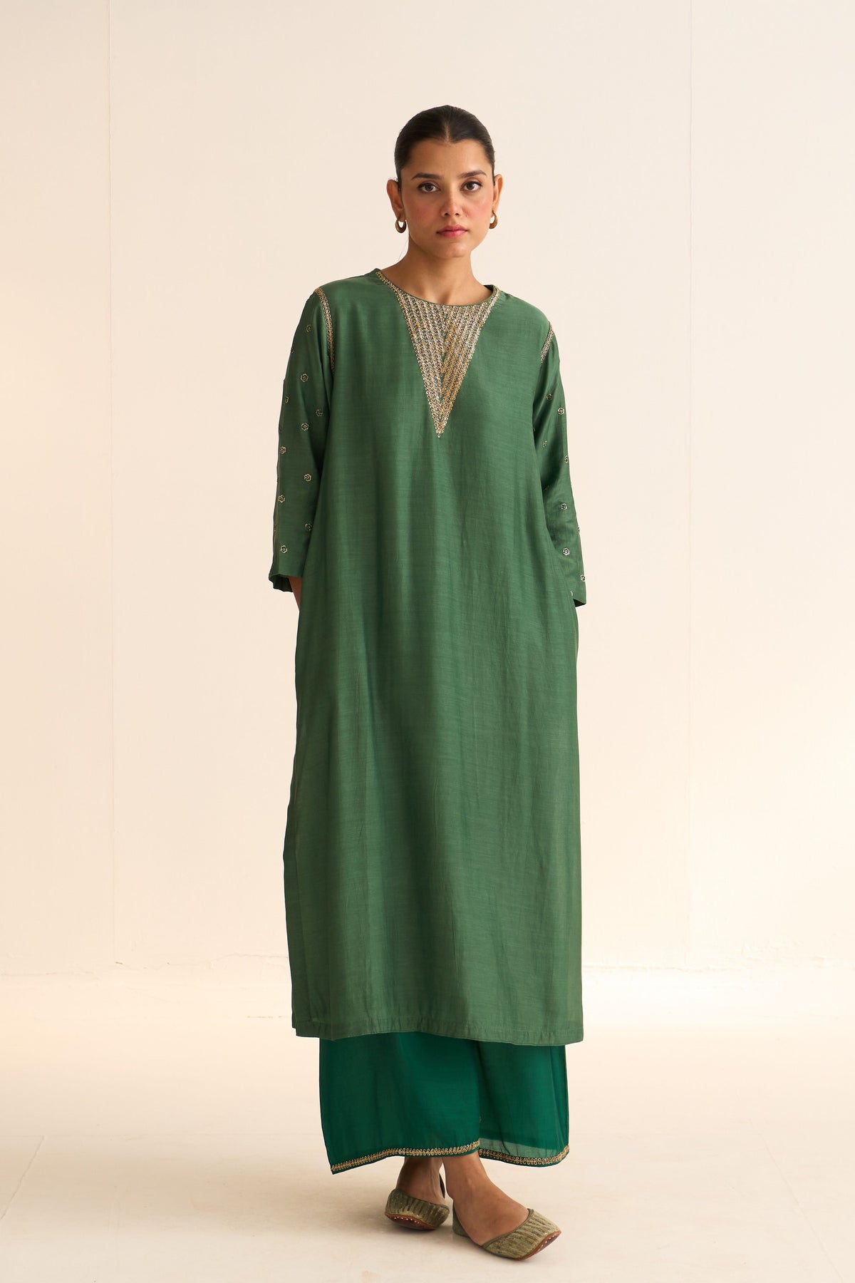 Kavish Sage Green Kurta