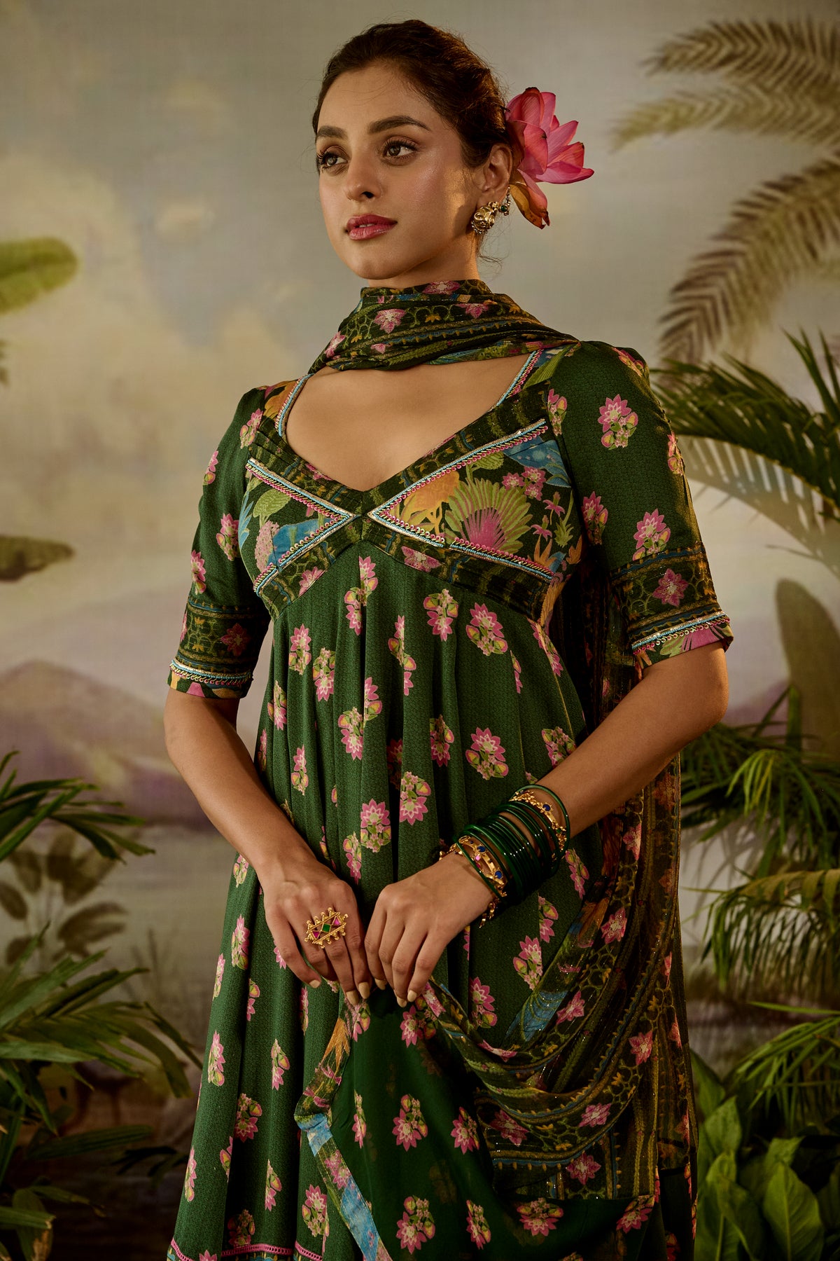 Gauri Anarkali Set