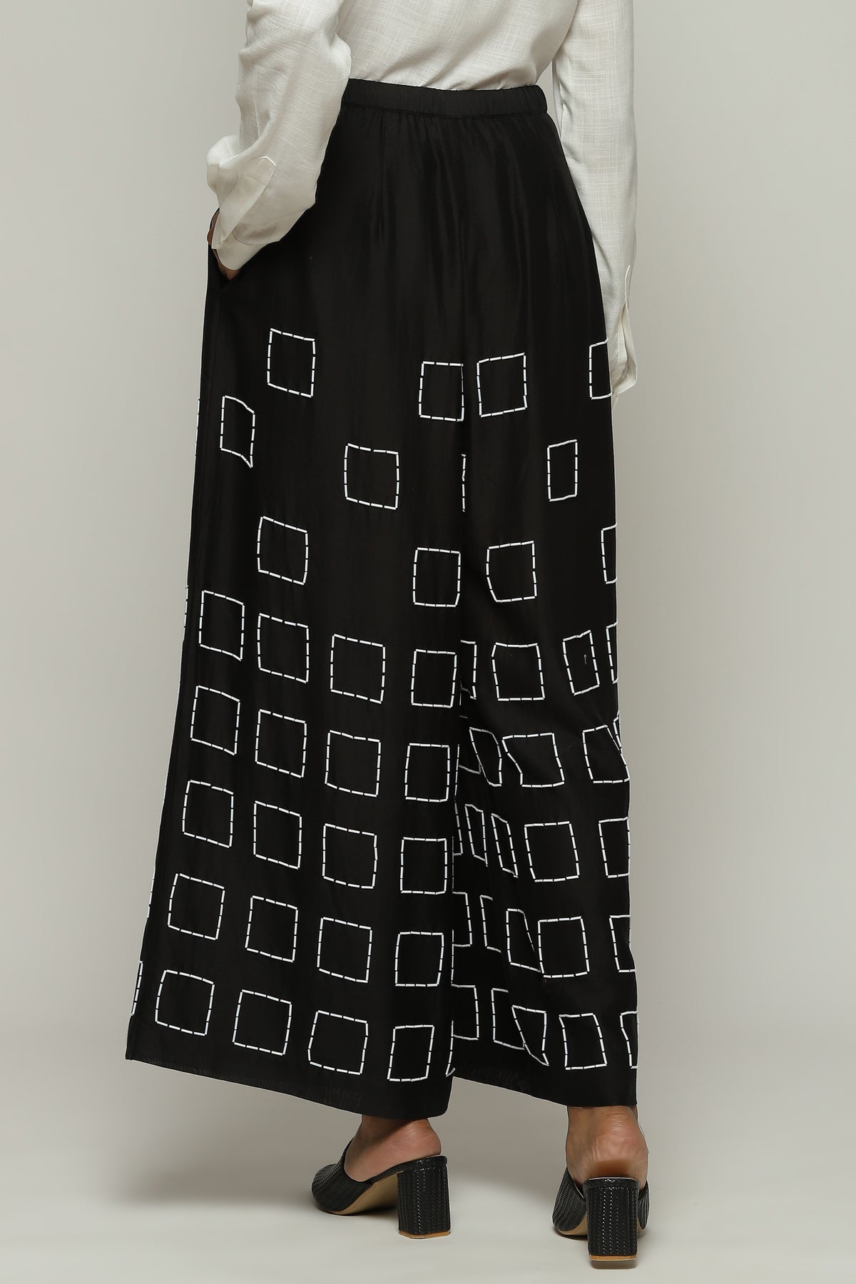 Geometric Square Palazzo Pant