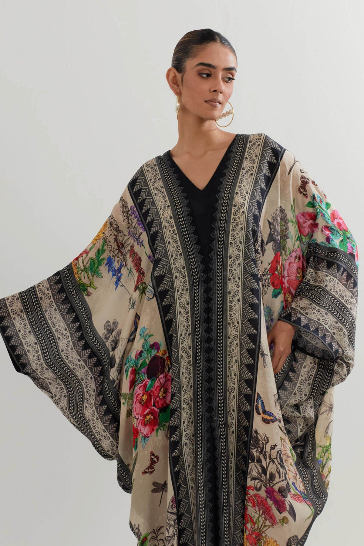 Botanical Printed Kaftan