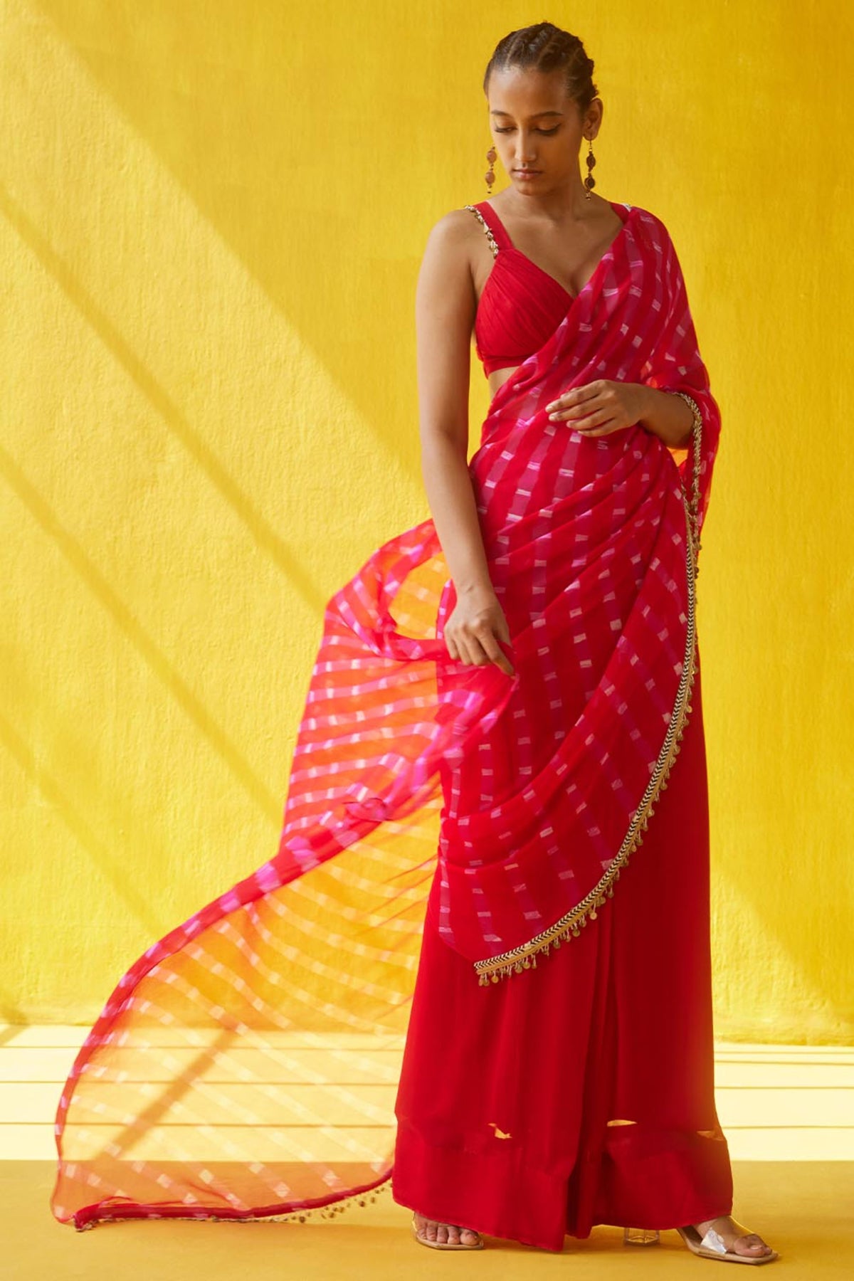 Gulnaar Pre Draped Saree