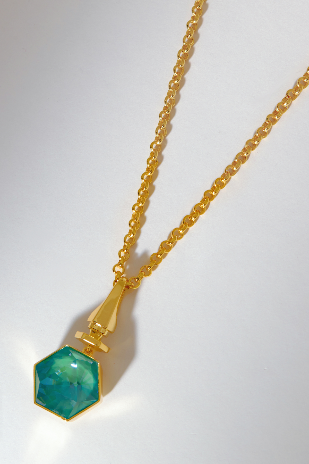 Hexa Crystal Necklace - Ocean Waves