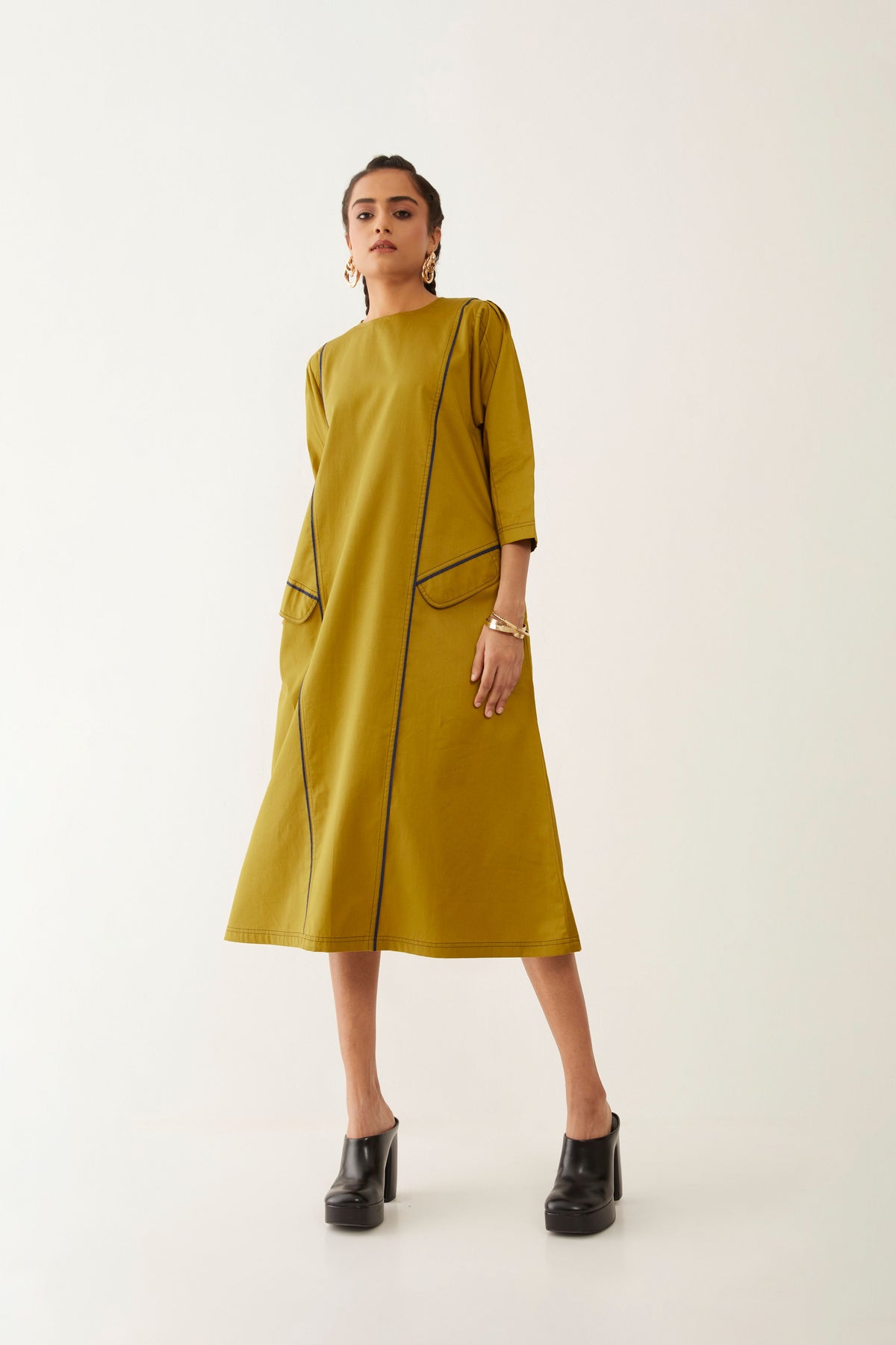 Martha Dress, A Solid Dress