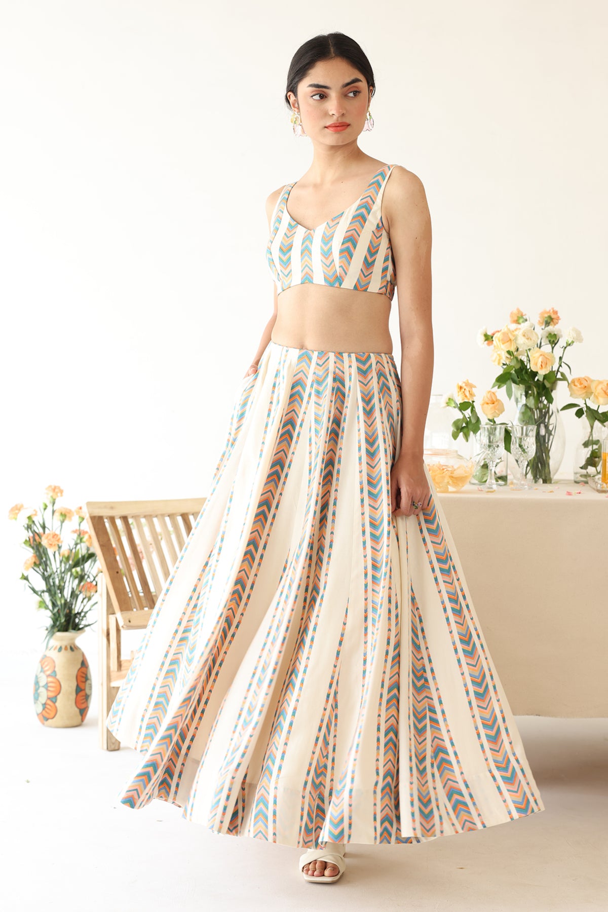 Spectrum Lehenga